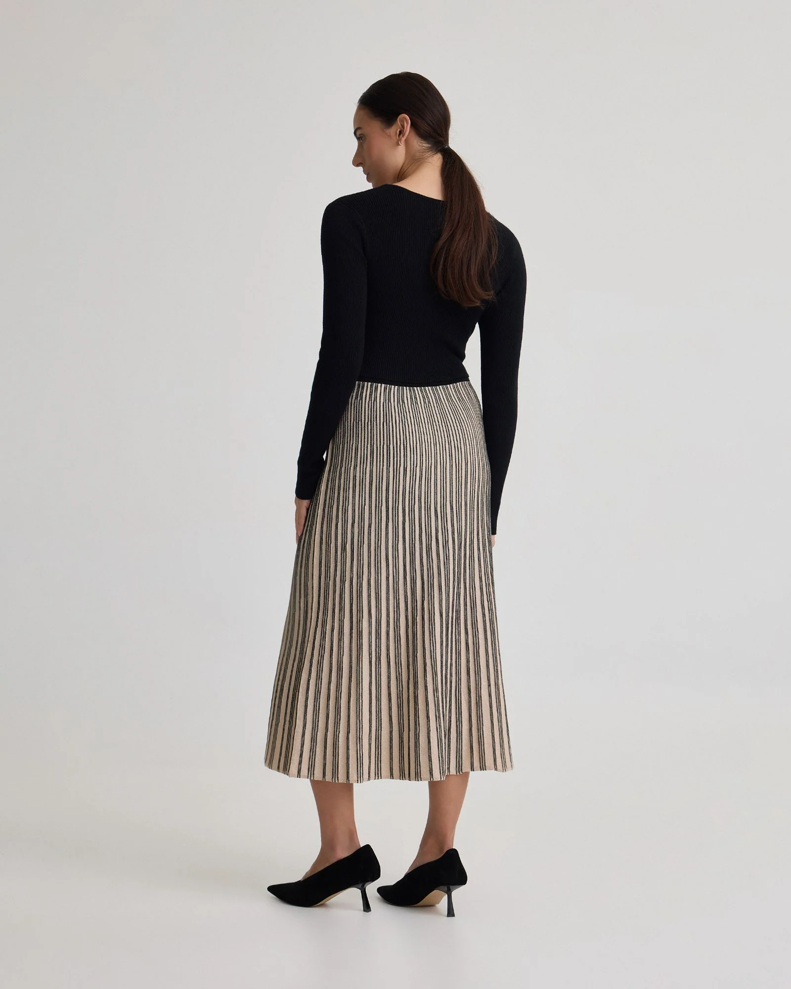 Paige Stretch Knitted Dress - Image 9