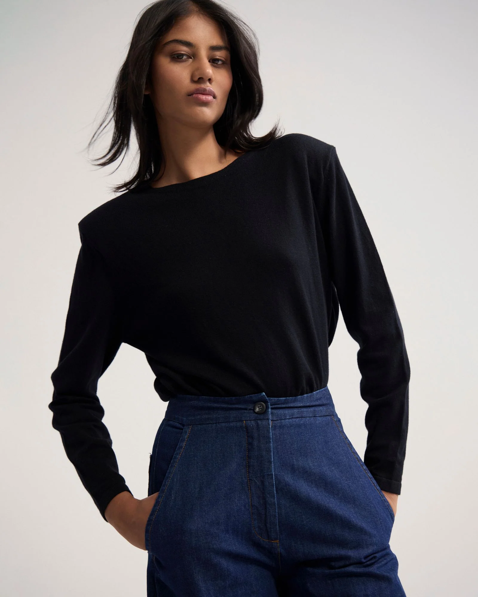 Paloma Shoulder Pad Knit - Image 24