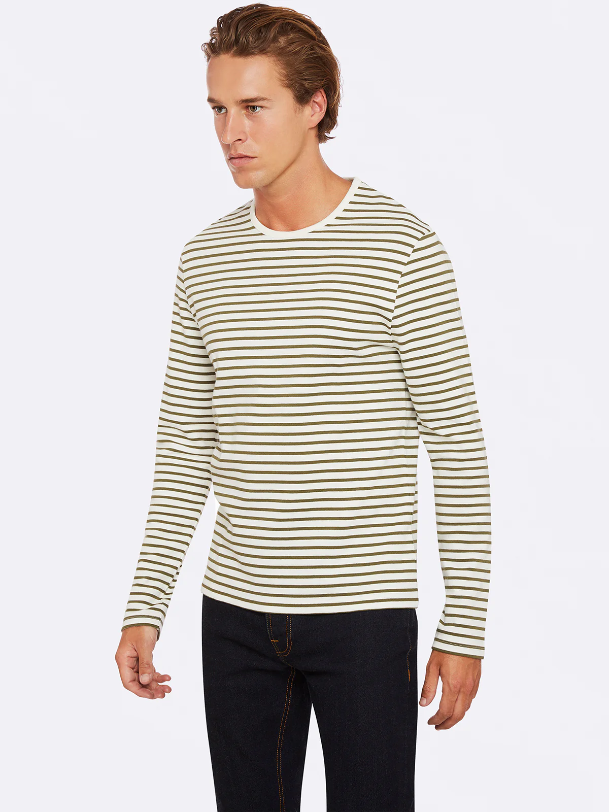 Parker Striped Crew Neck T-Shirt - Image 10