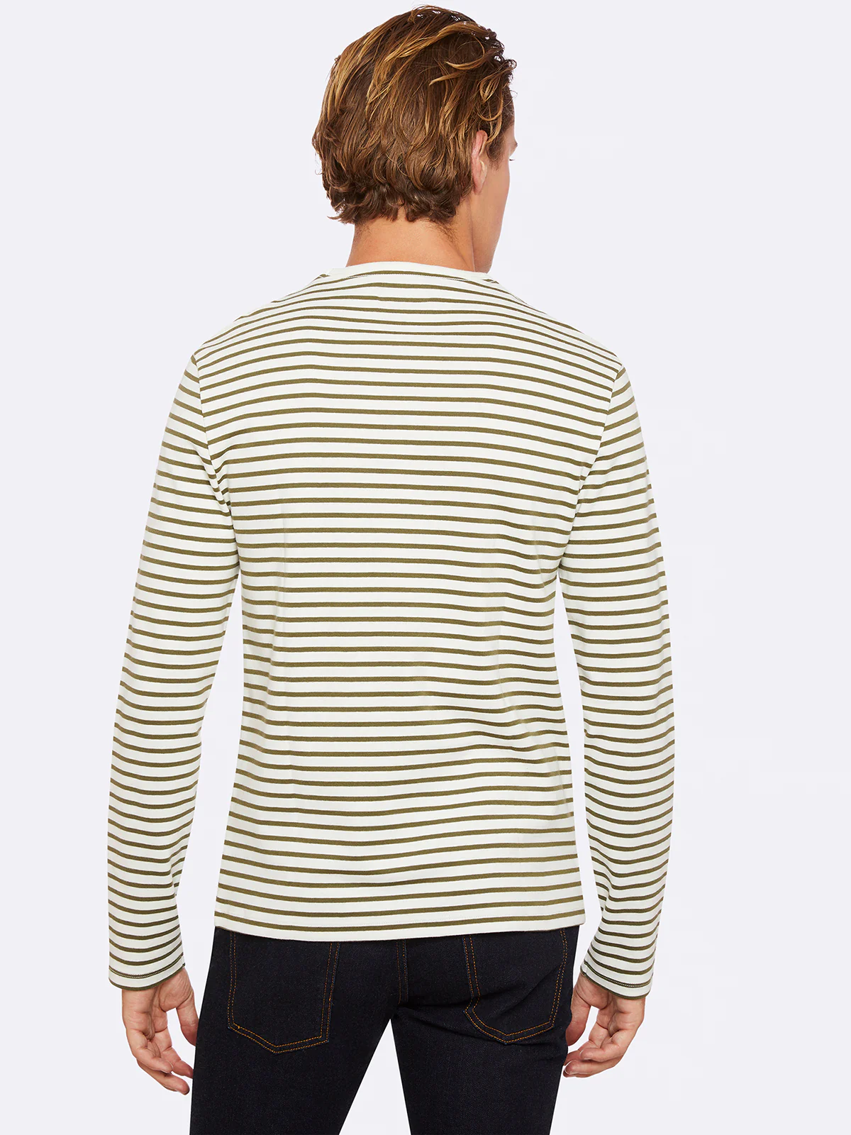 Parker Striped Crew Neck T-Shirt - Image 11