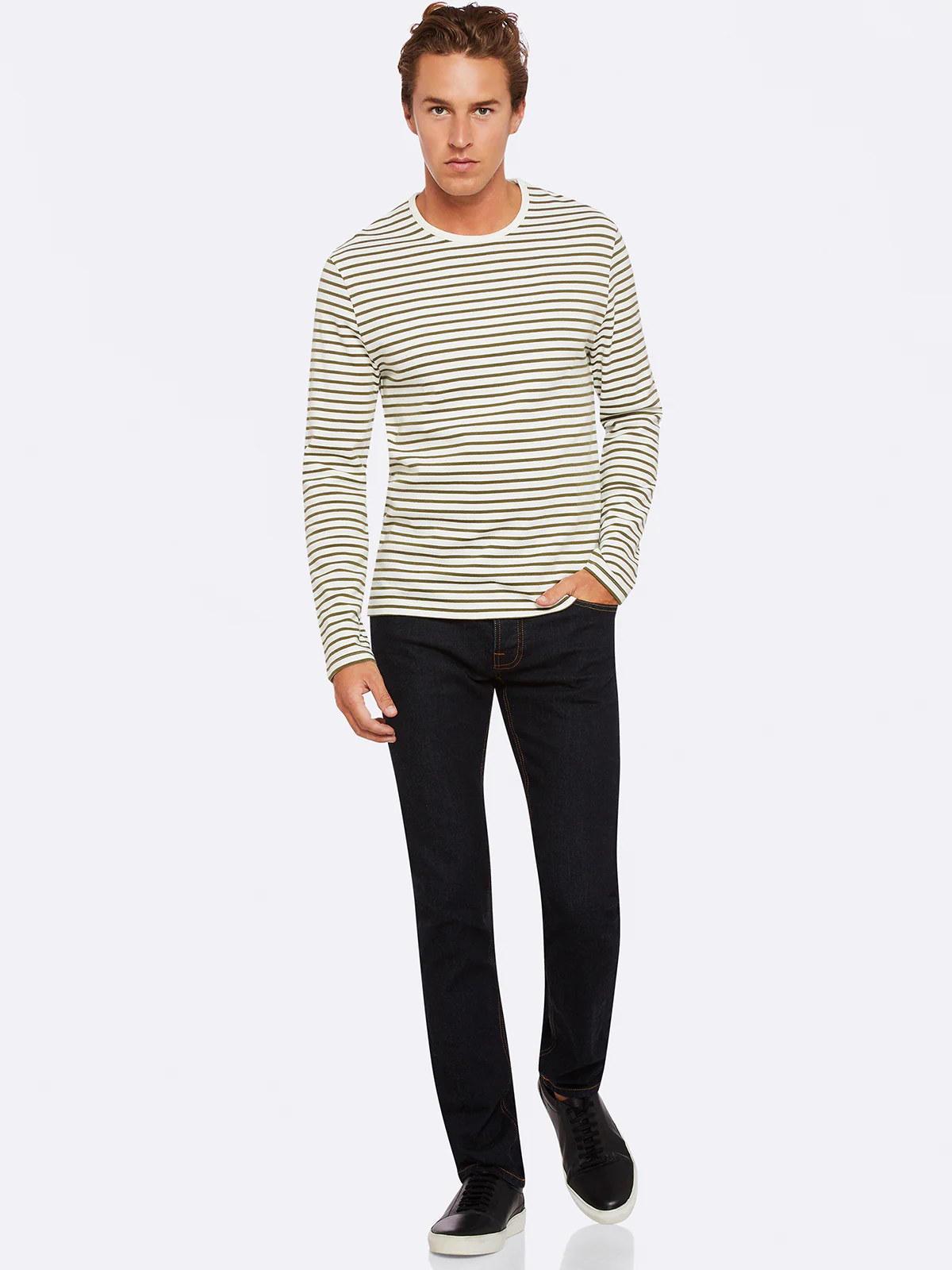 Parker Striped Crew Neck T-Shirt - Image 12