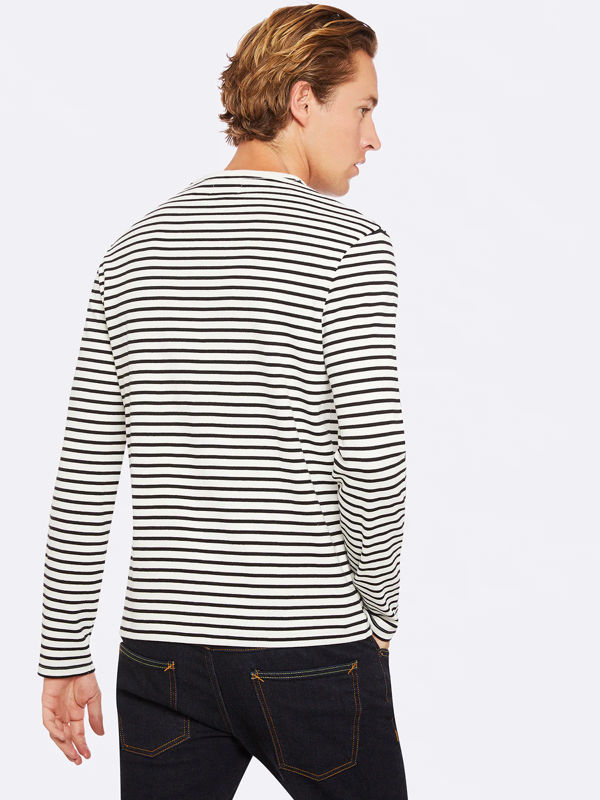 Parker Striped Crew Neck T-Shirt - Image 18