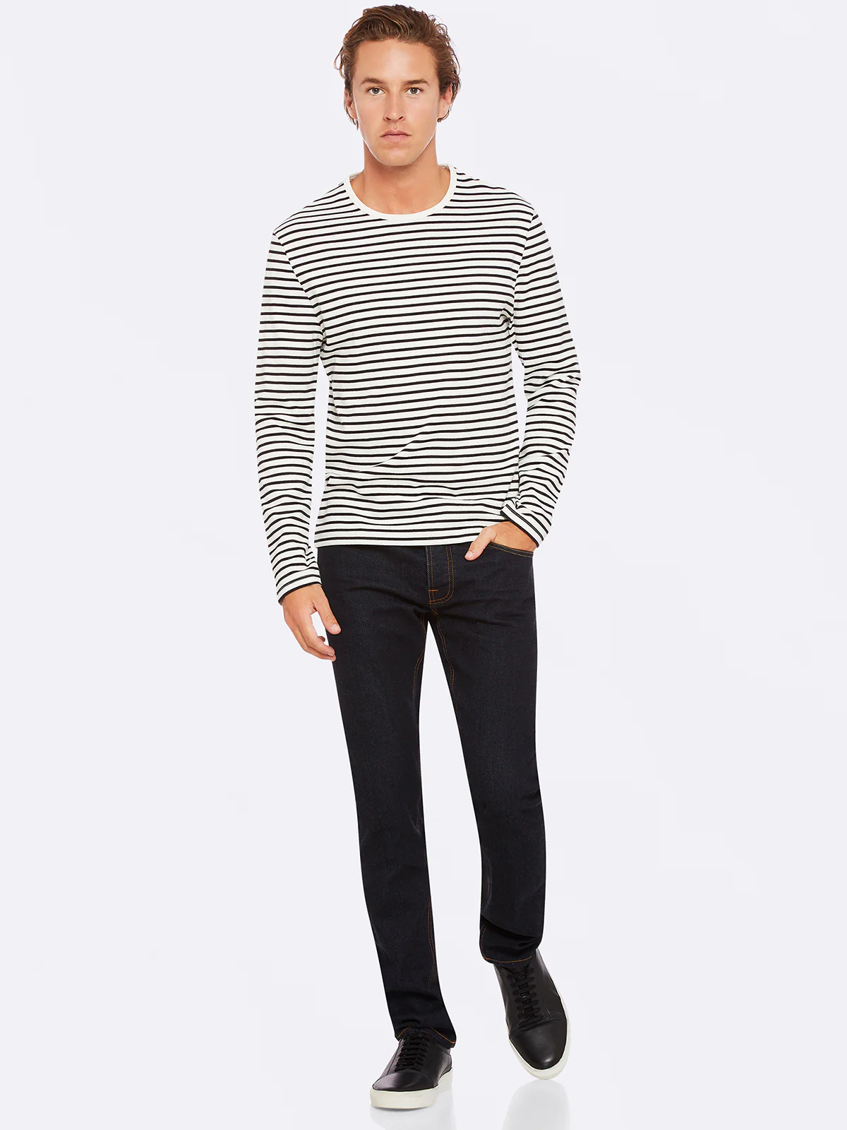 Parker Striped Crew Neck T-Shirt - Image 19