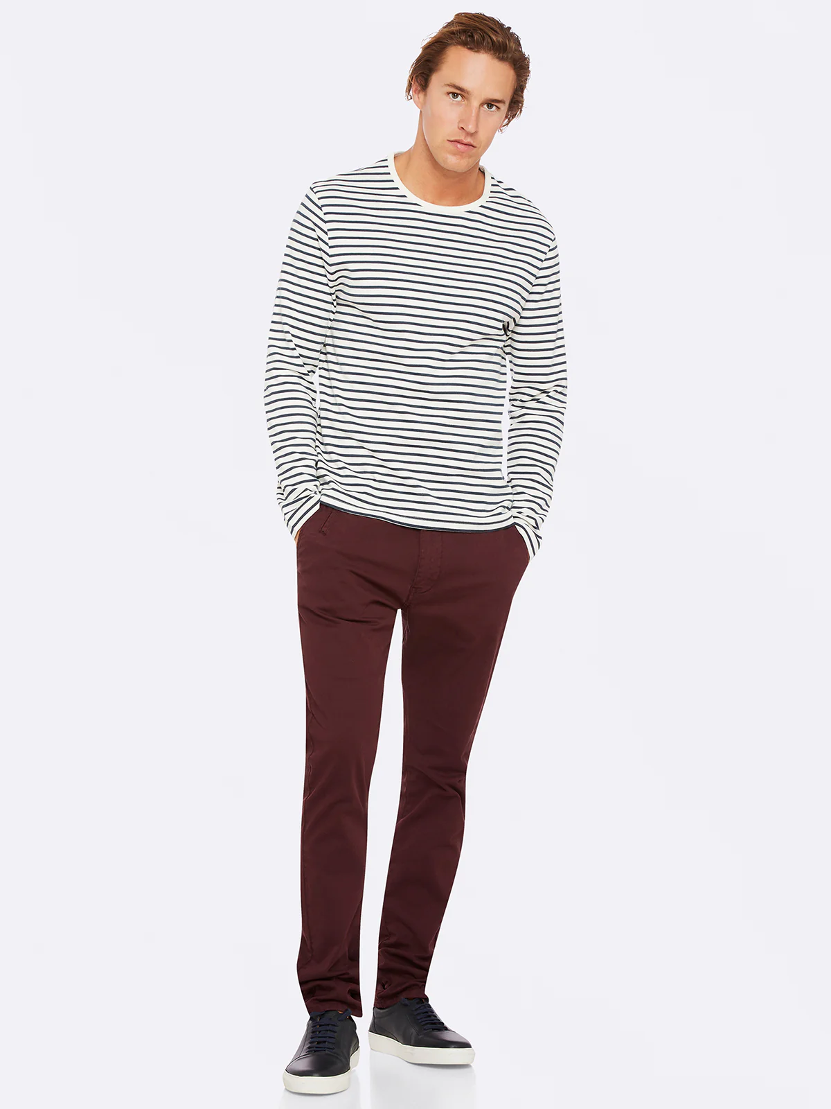 Parker Striped Crew Neck T-Shirt - Image 5