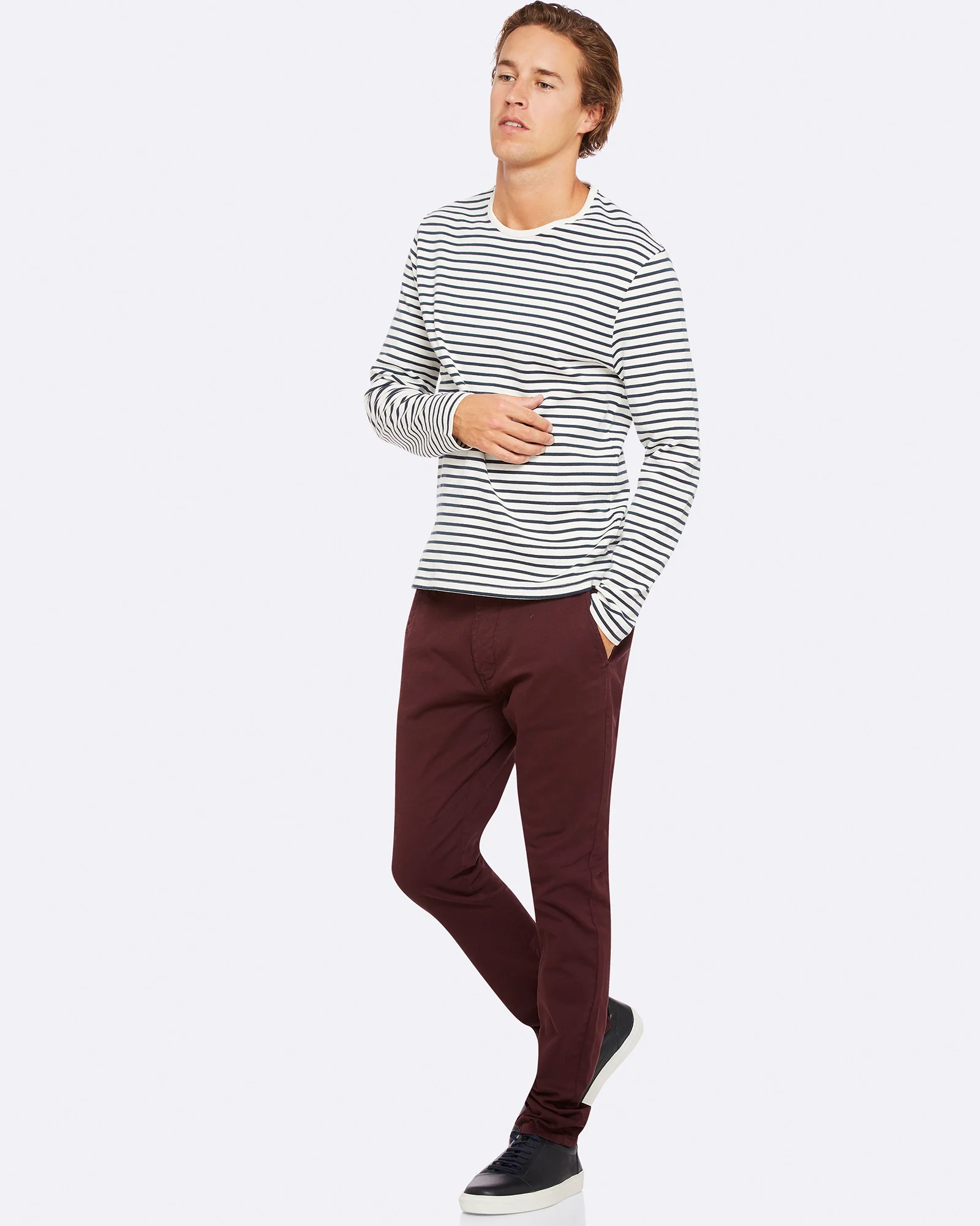 Parker Striped Crew Neck T-Shirt - Image 6