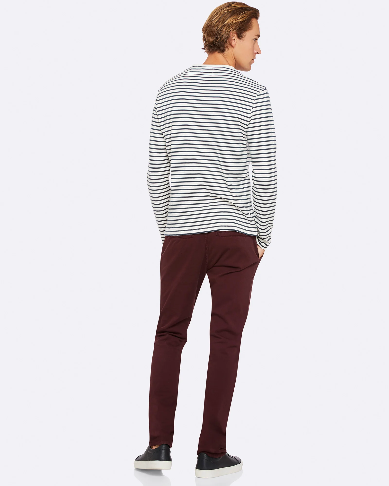 Parker Striped Crew Neck T-Shirt - Image 7