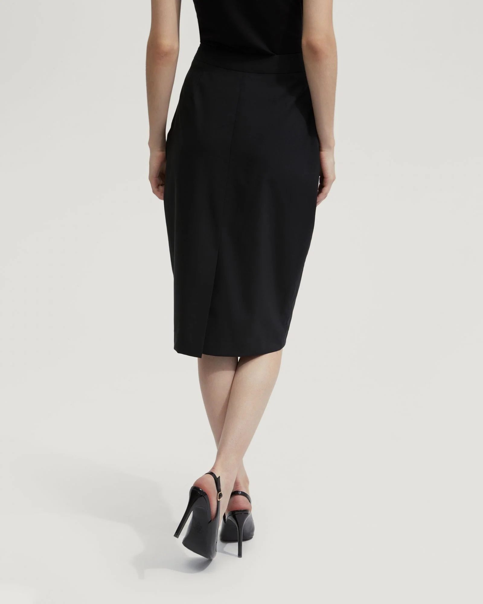 Peggy Wool Stretch Suit Skirt - Image 3