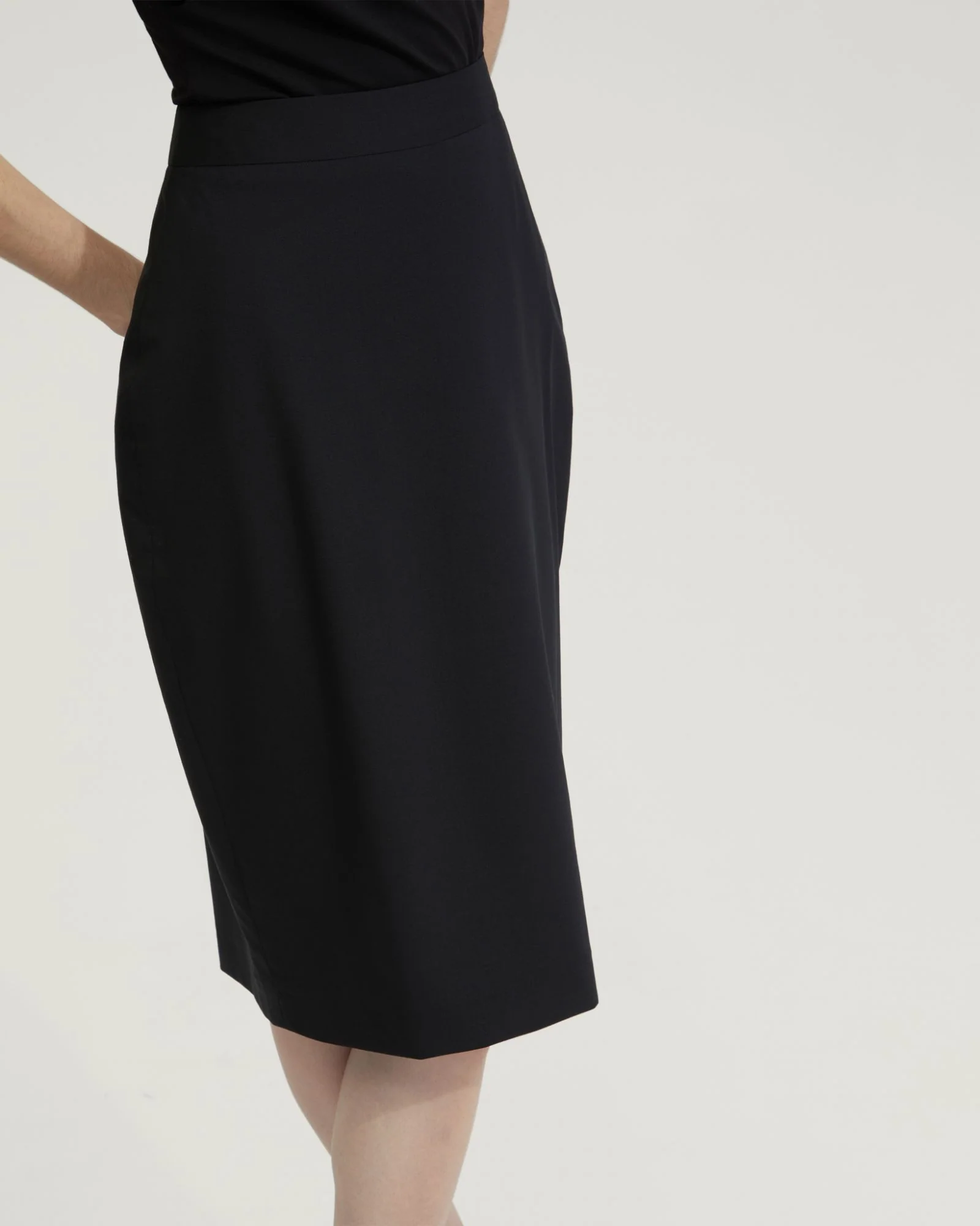 Peggy Wool Stretch Suit Skirt - Image 4