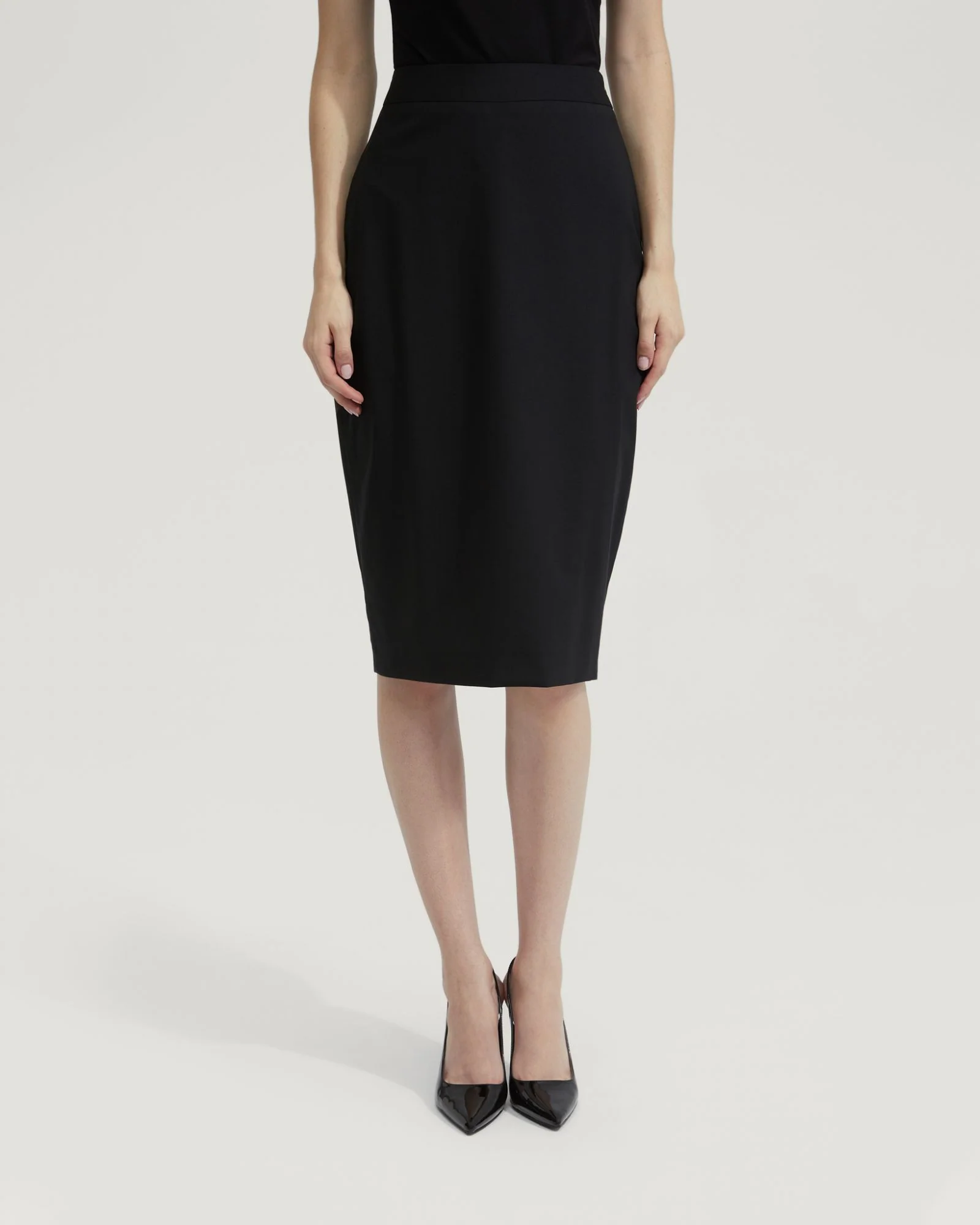 Peggy Wool Stretch Suit Skirt - Image 5
