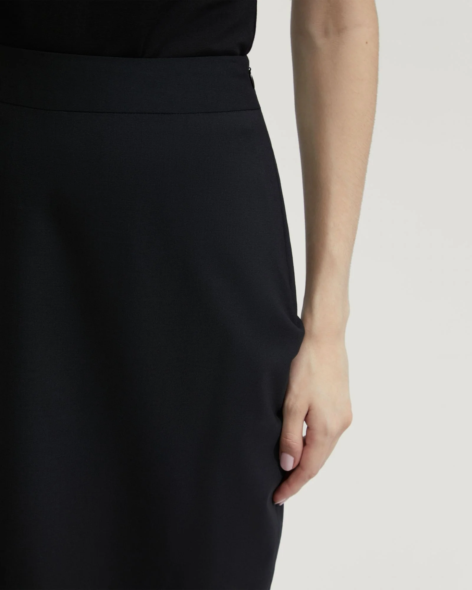 Peggy Wool Stretch Suit Skirt - Image 6