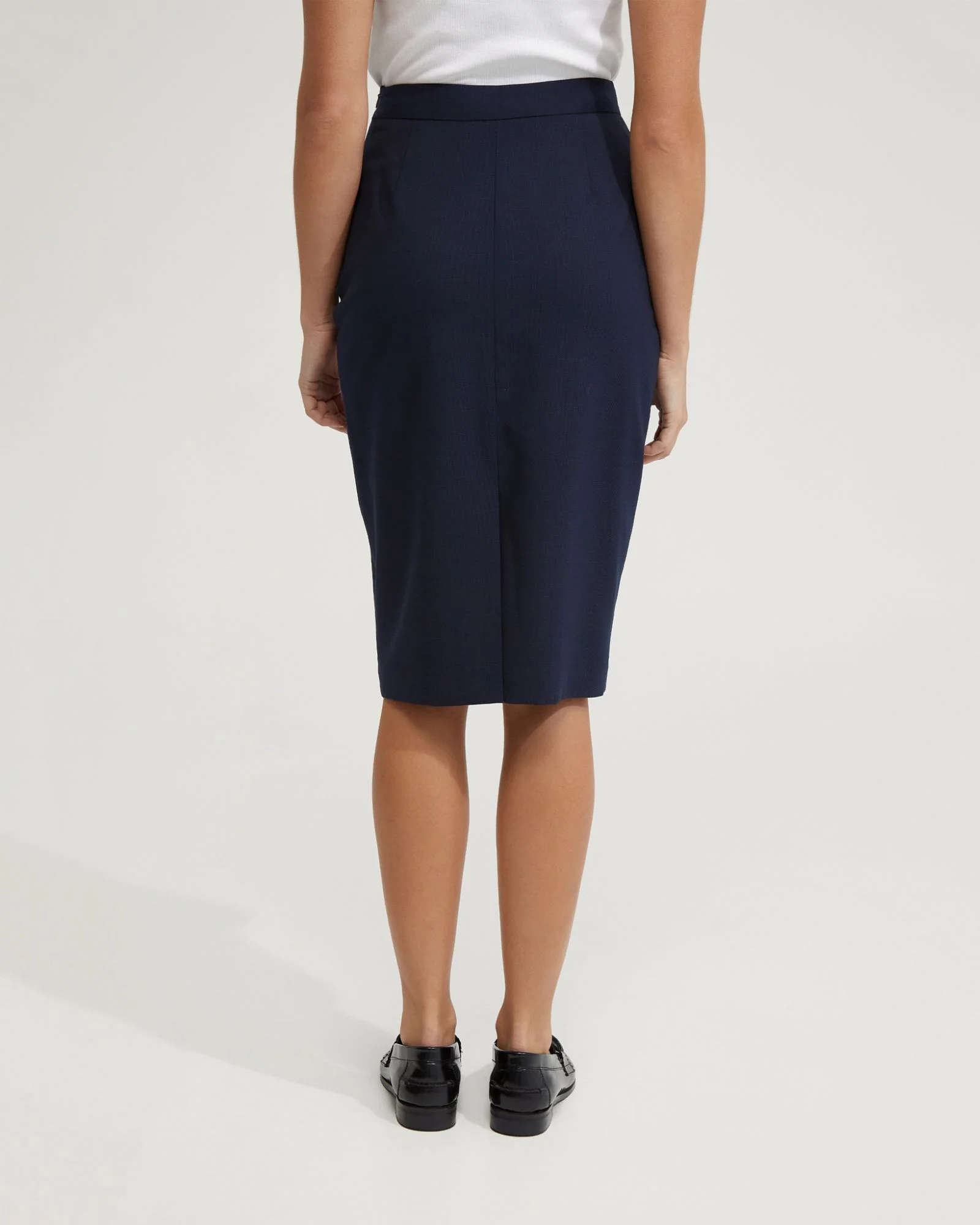 Peggy Wool Stretch Suit Skirt - Image 3