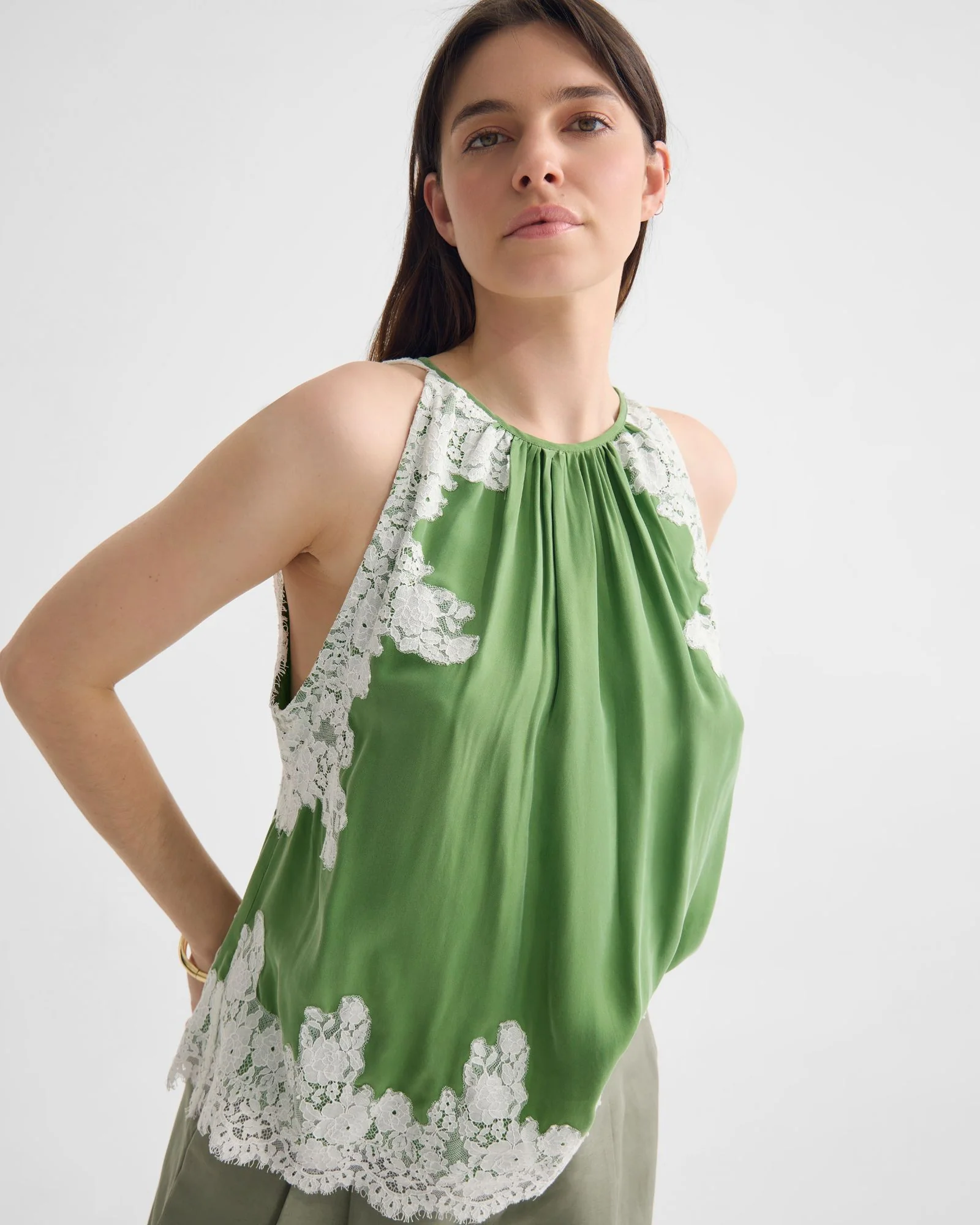 Phoebe Lace Trim Top - Image 5