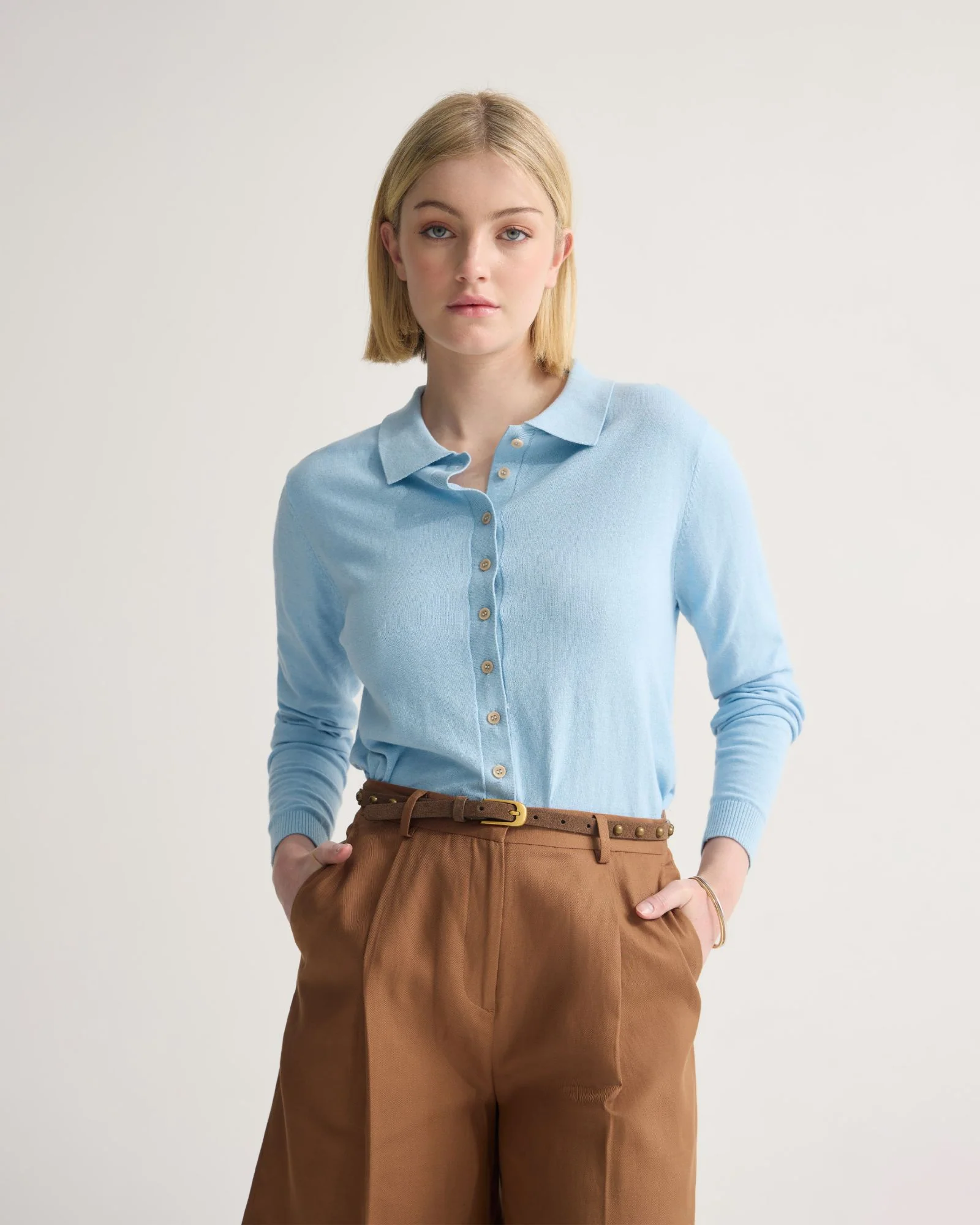 Pinky Cashmere Blend Cardigan - Image 5