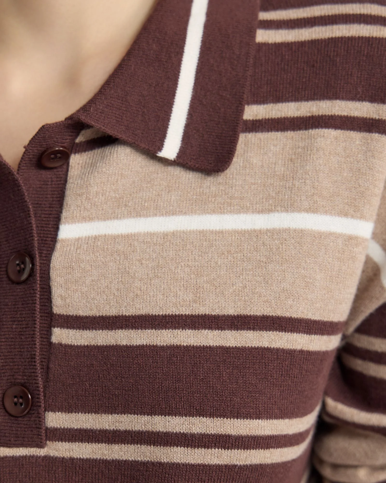 Pip Striped Polo Knit - Image 7