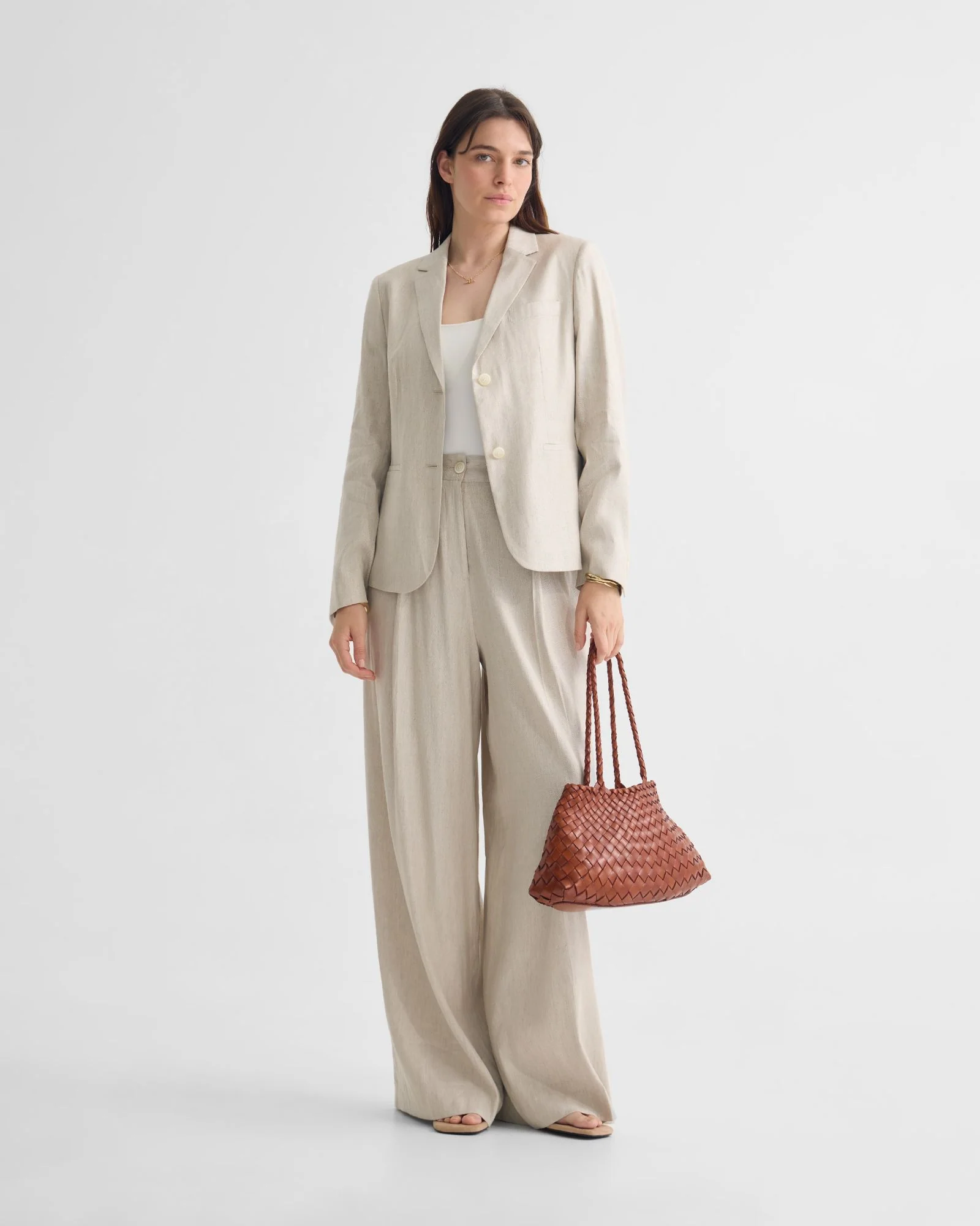Poppy Linen Suit Jacket - Image 2