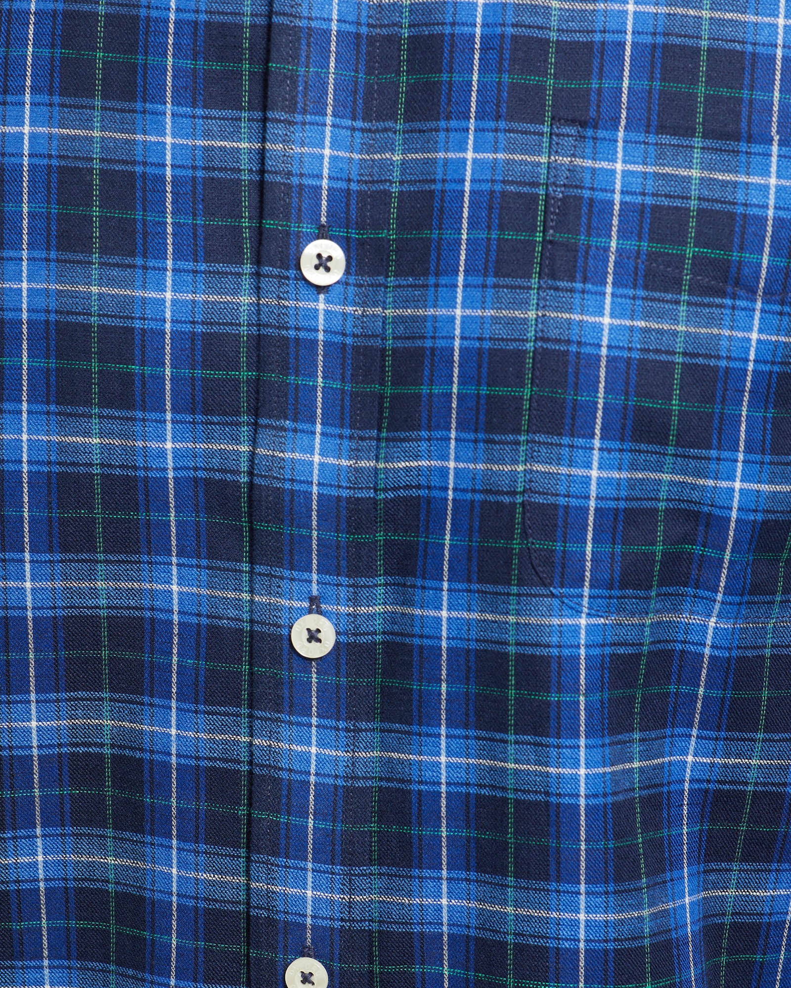 Portland Cttn/Linen Check Regular Shirt - Image 6