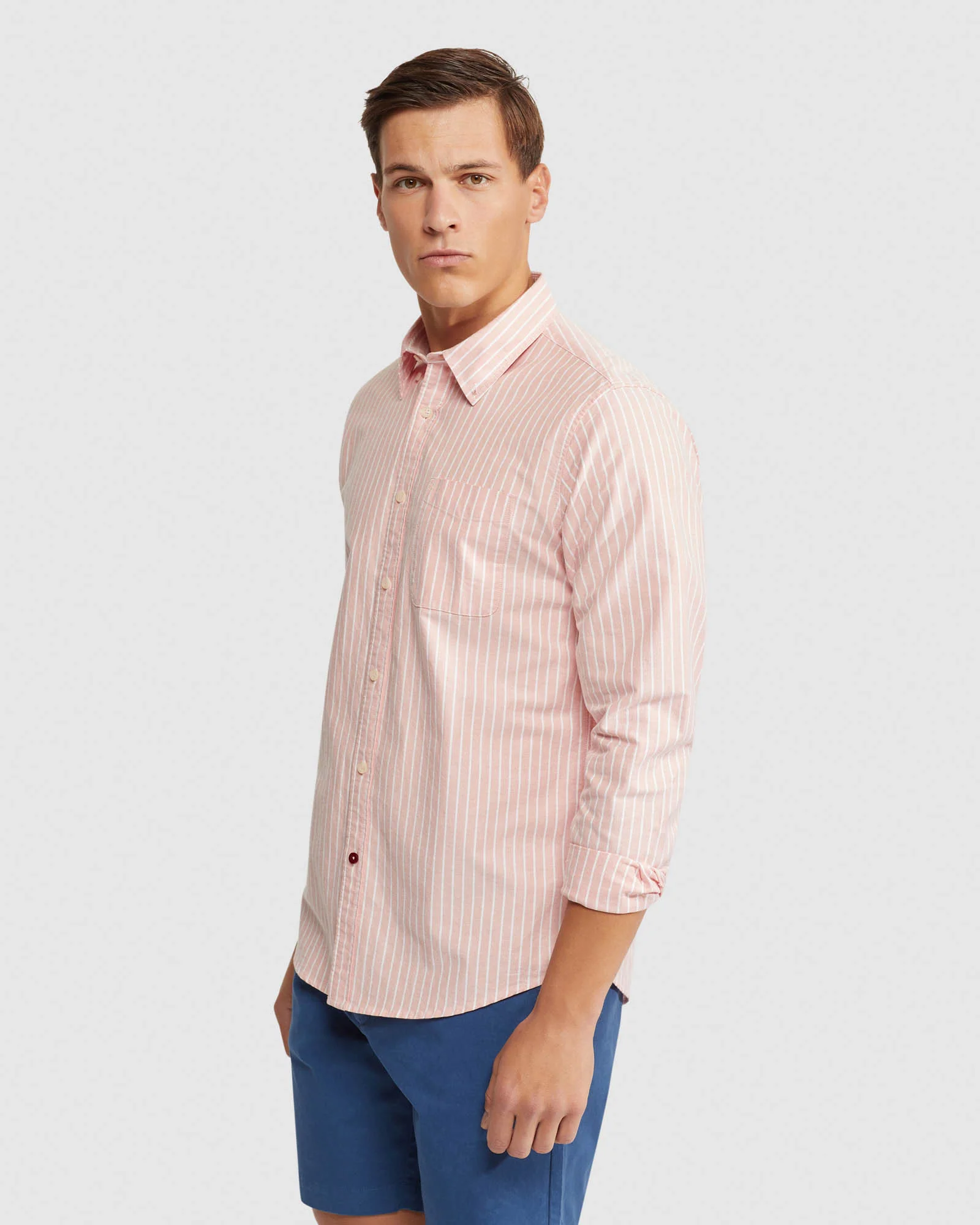 Portland Oxford Wve Striped Shirt - Image 10