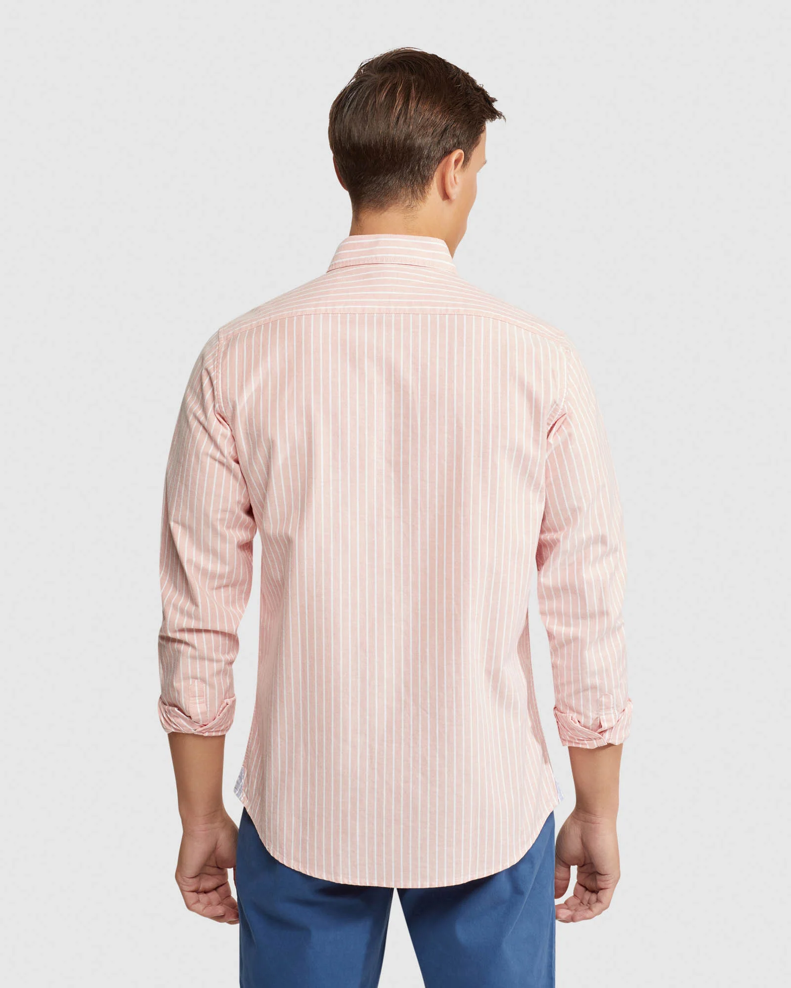 Portland Oxford Wve Striped Shirt - Image 11