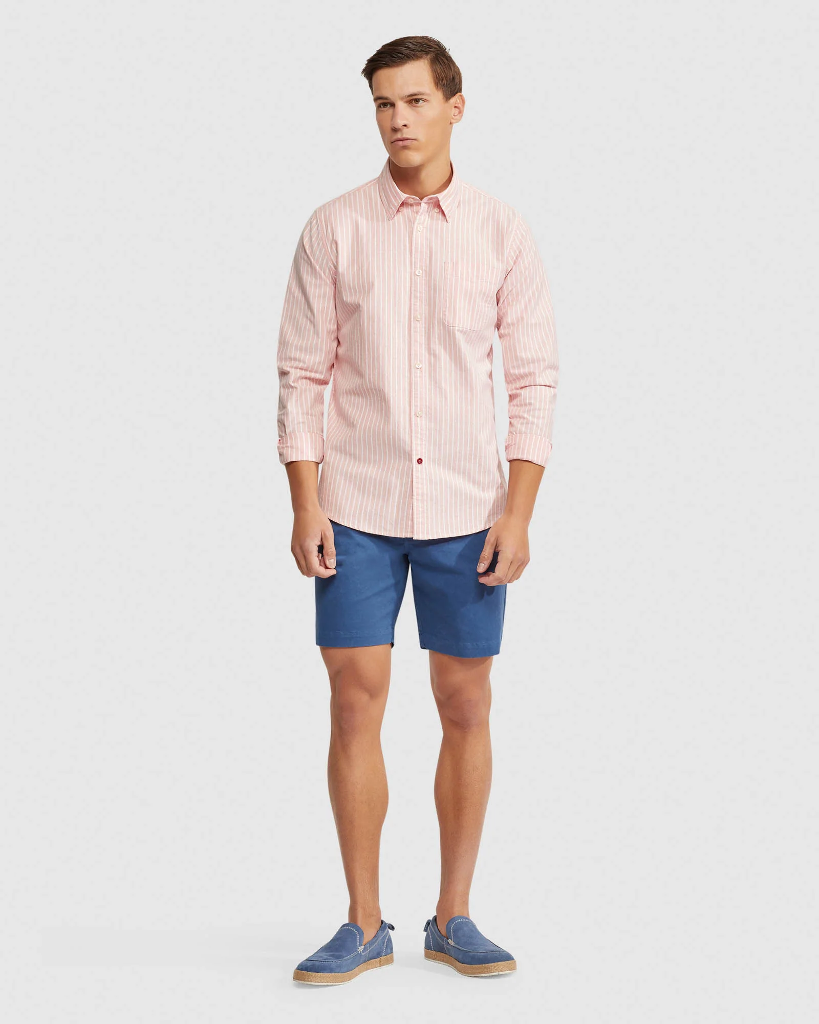 Portland Oxford Wve Striped Shirt - Image 13