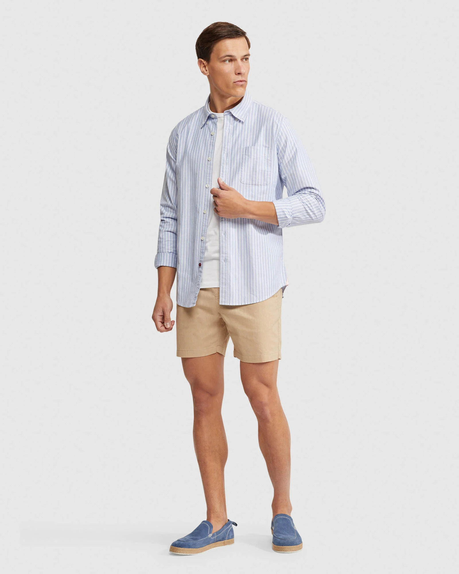 Portland Oxford Wve Striped Shirt - Image 5