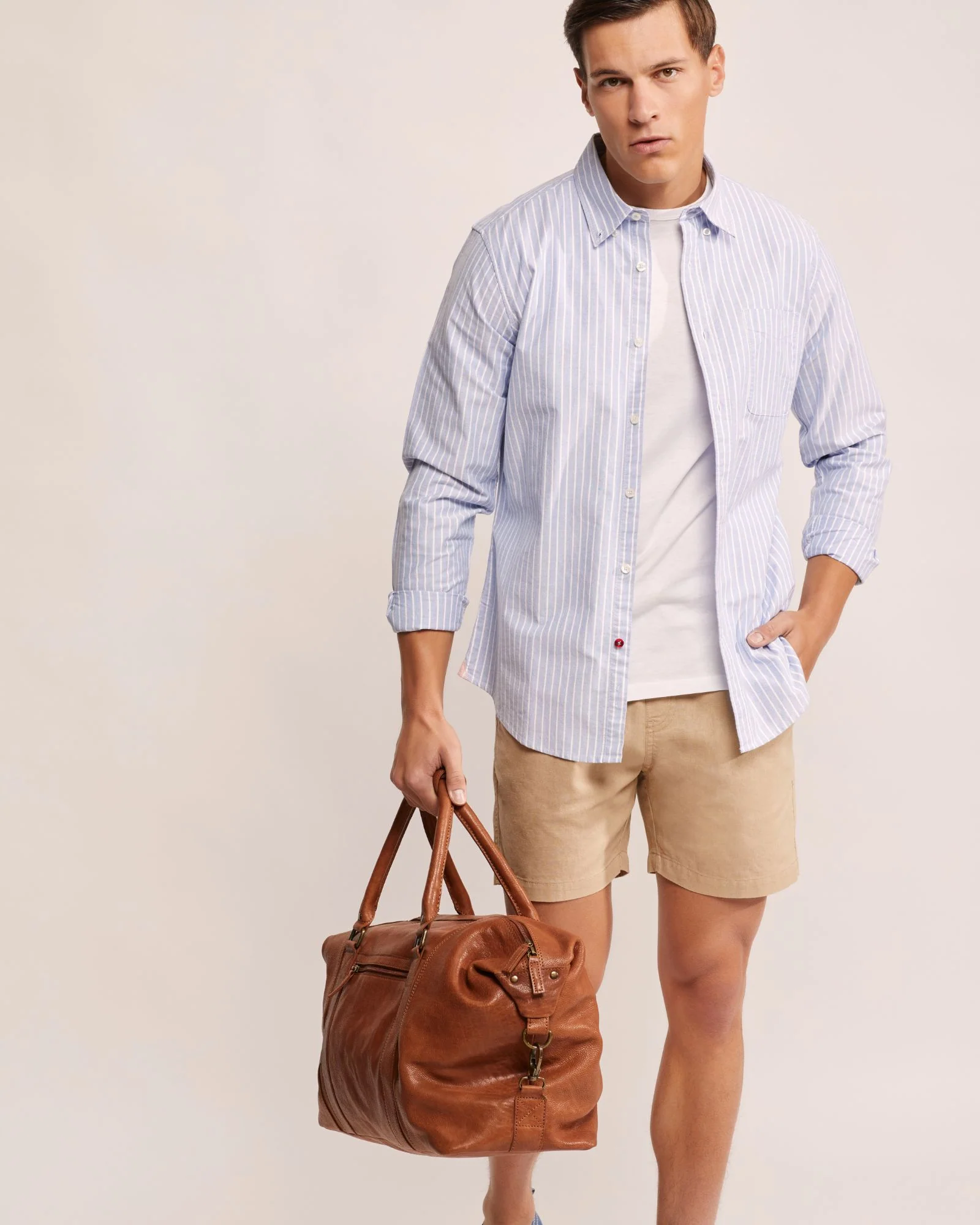 Portland Oxford Wve Striped Shirt - Image 8