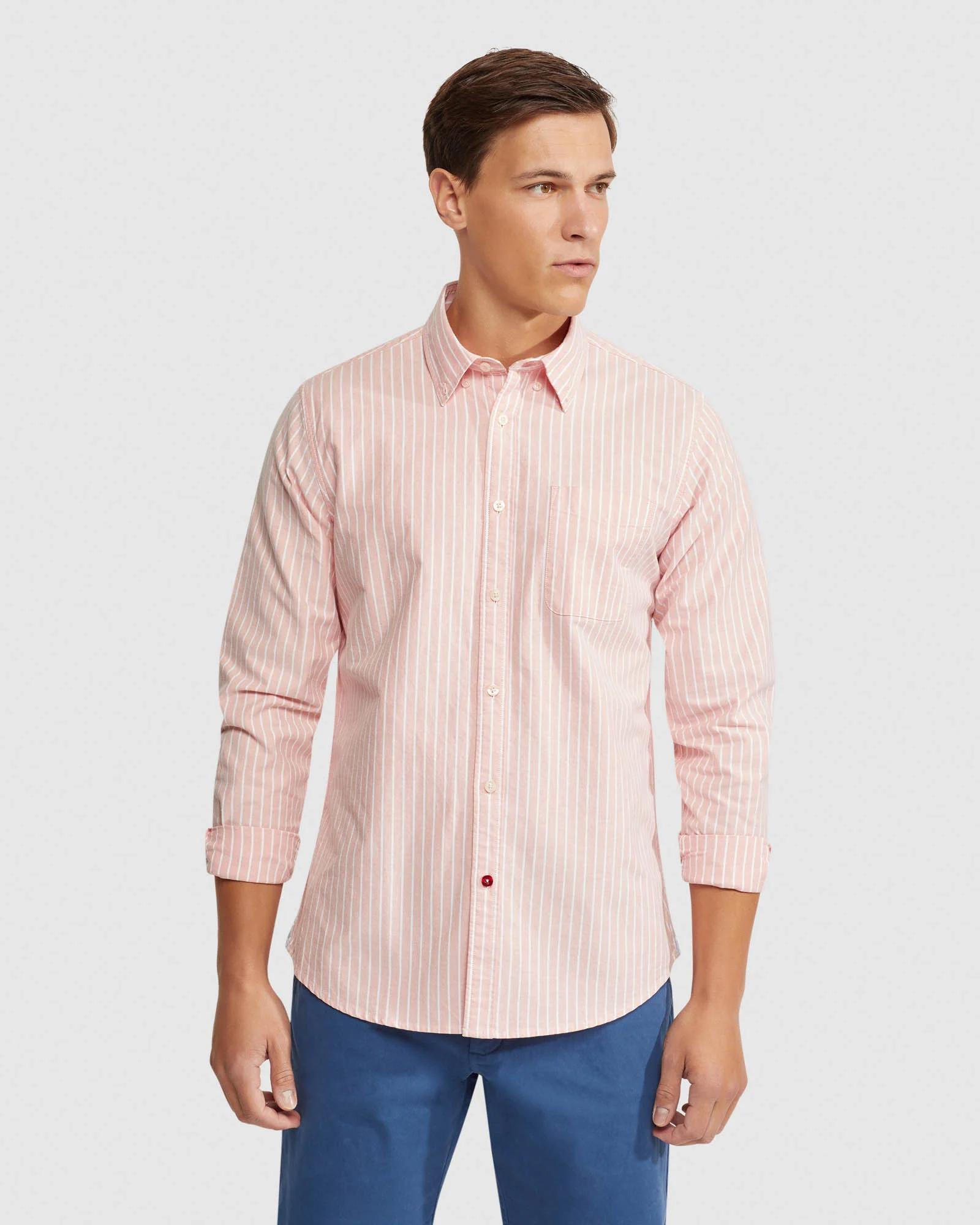 Portland Oxford Wve Striped Shirt - Image 9