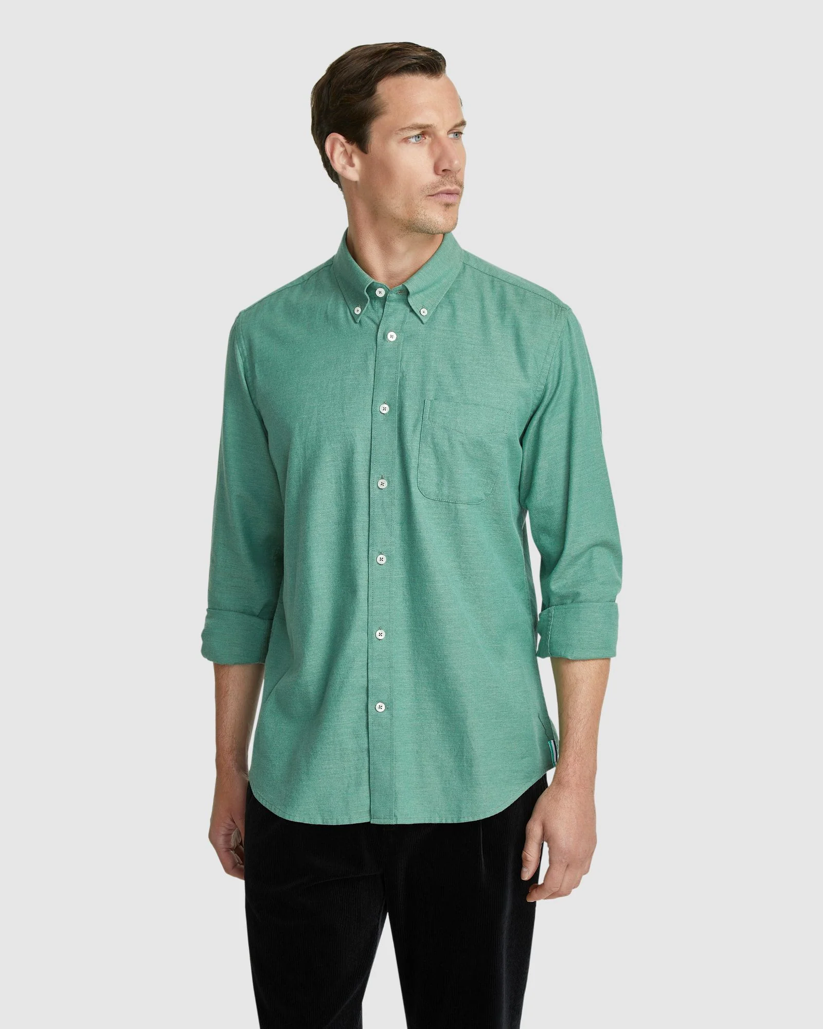 Portland Twill Cotton Shirt - Image 11