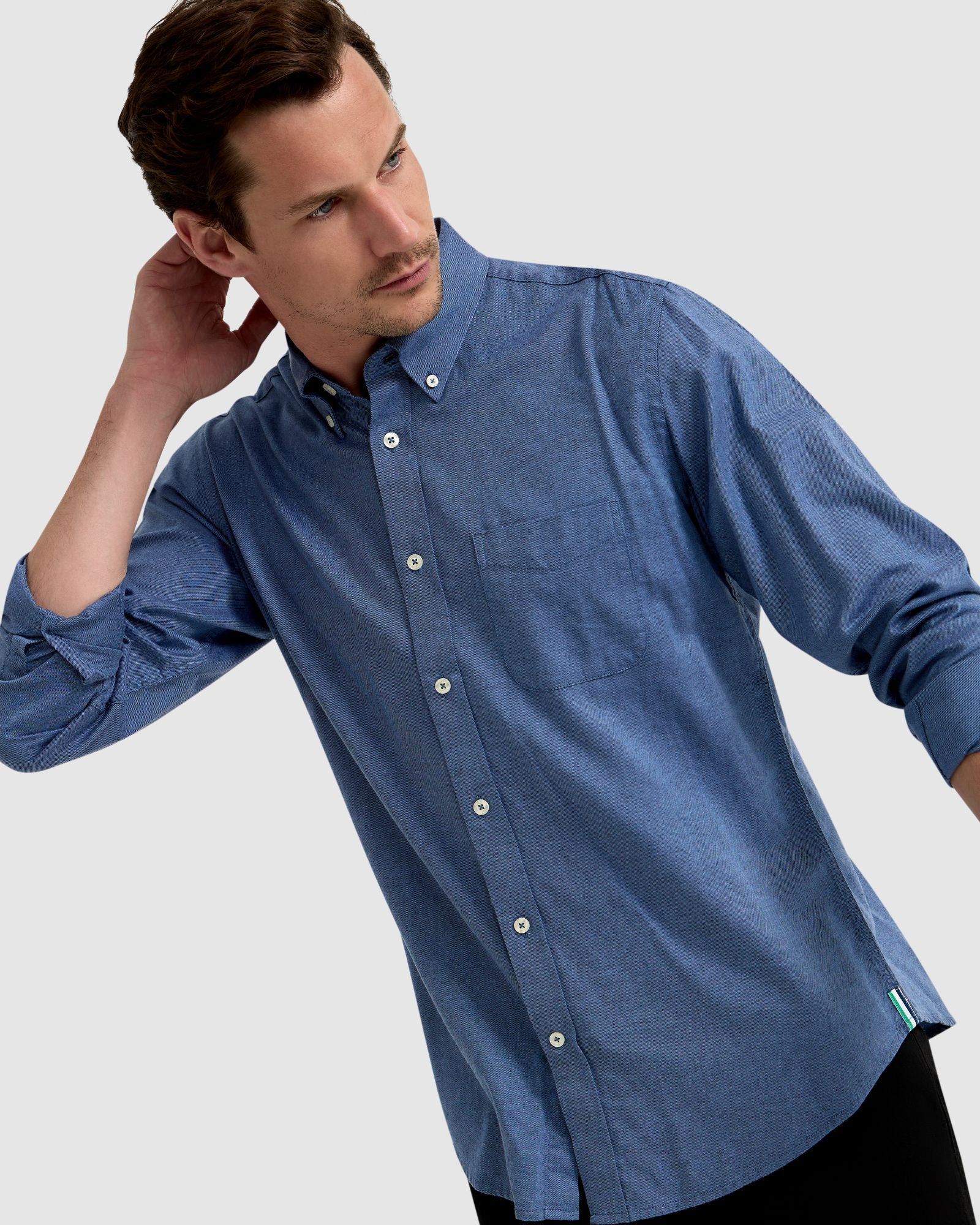 Portland Twill Cotton Shirt - Image 4