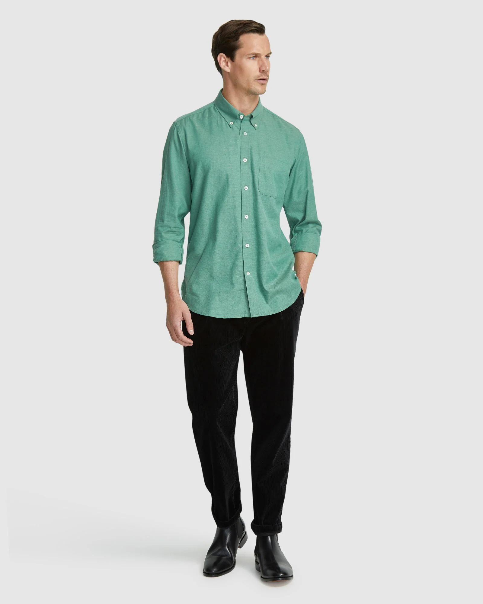Portland Twill Cotton Shirt - Image 7