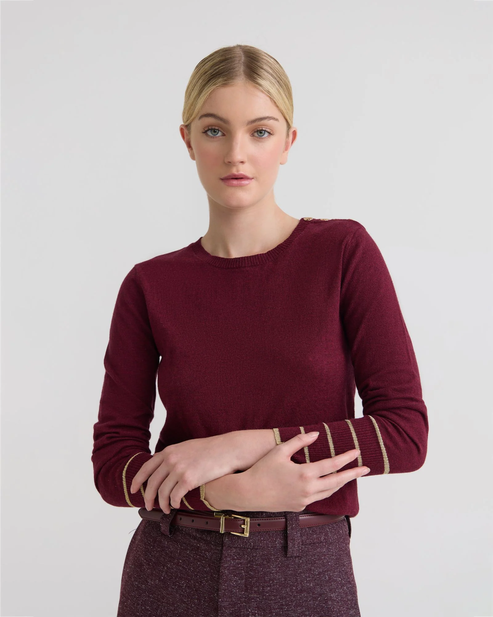 Raven Metallic Stripe Knit - Image 10