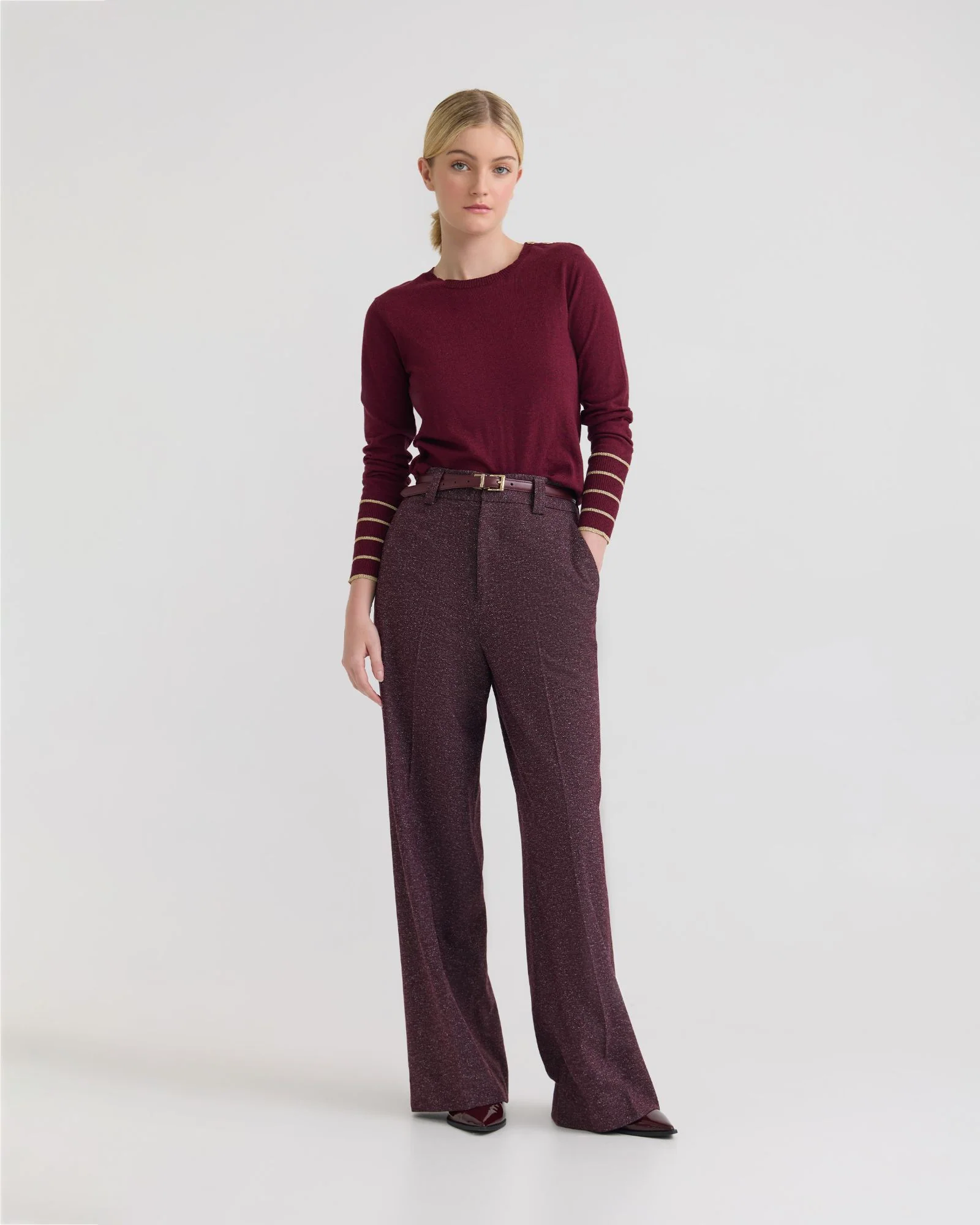 Raven Metallic Stripe Knit - Image 6