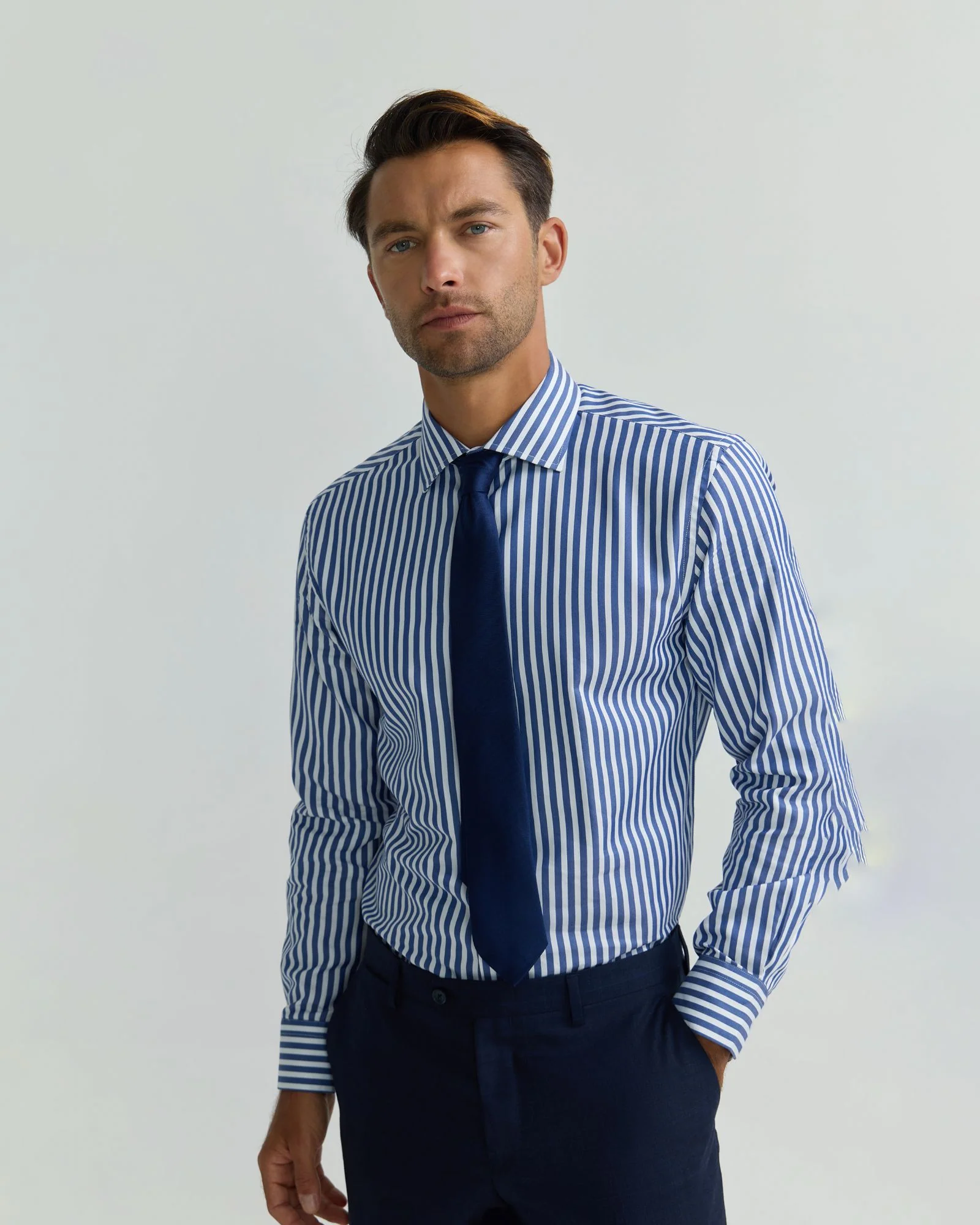 Regent Luxury Striped Shirt - Image 11
