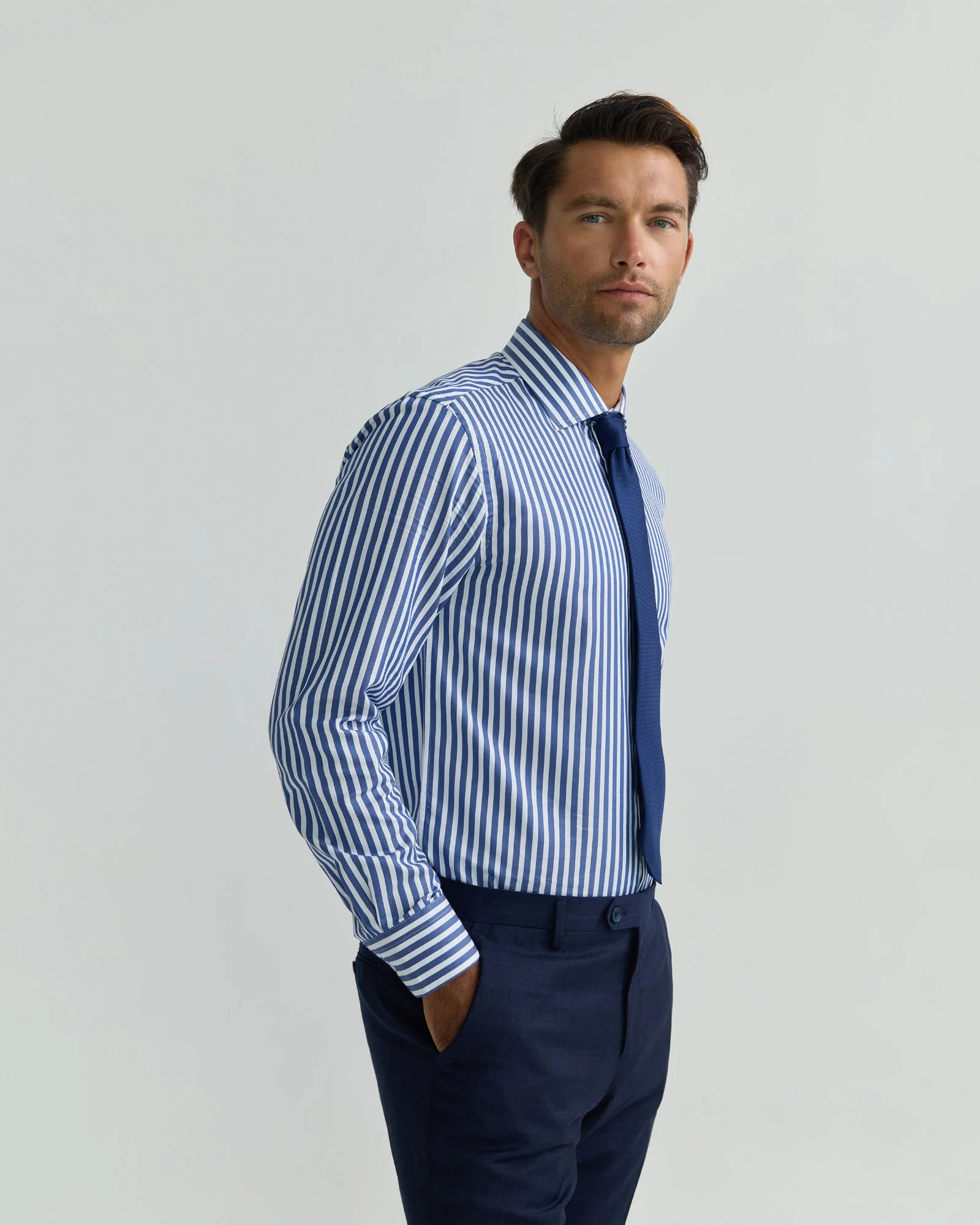 Regent Luxury Striped Shirt - Image 9