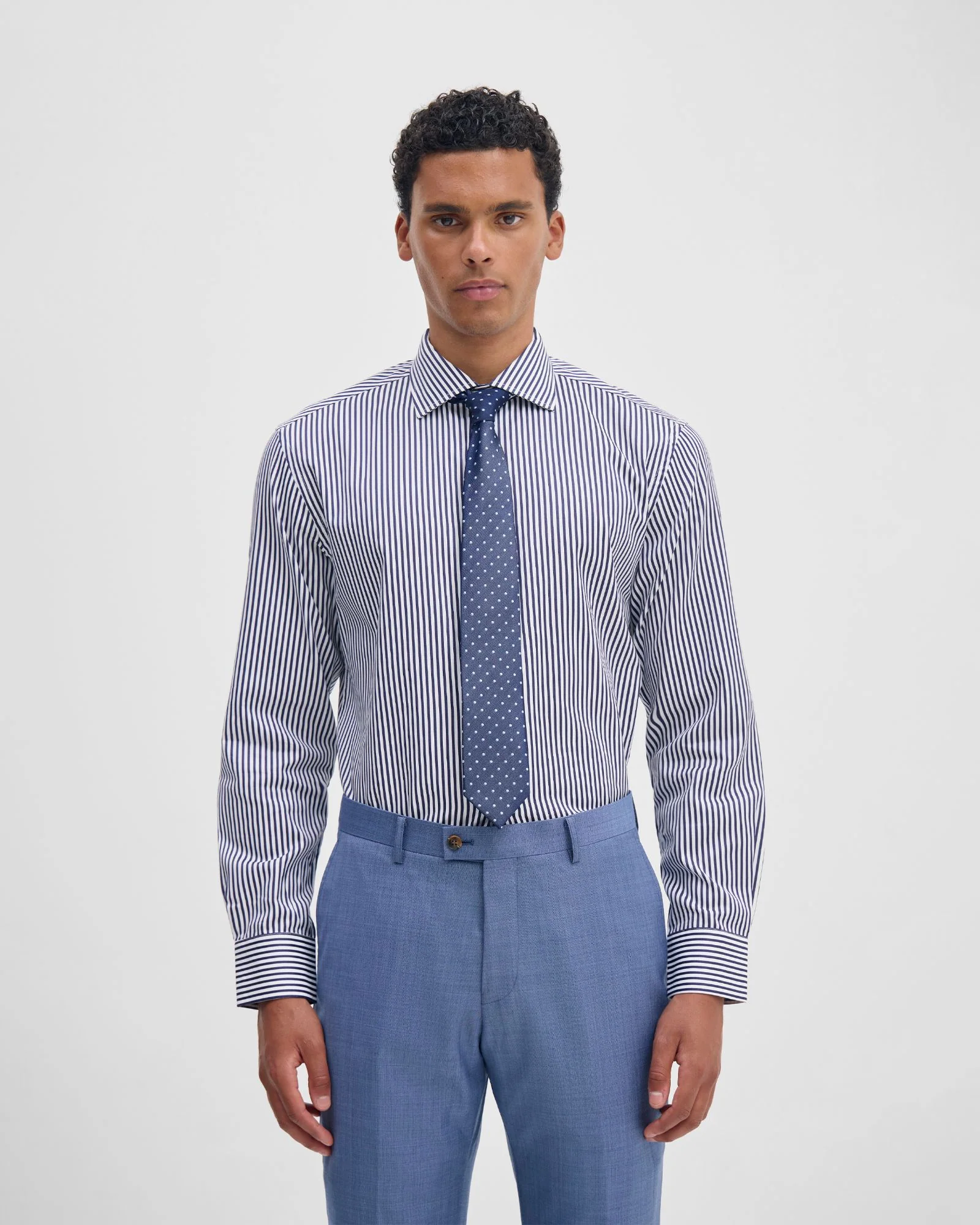 Regent Classic Fit Stripe Shirt - Image 13