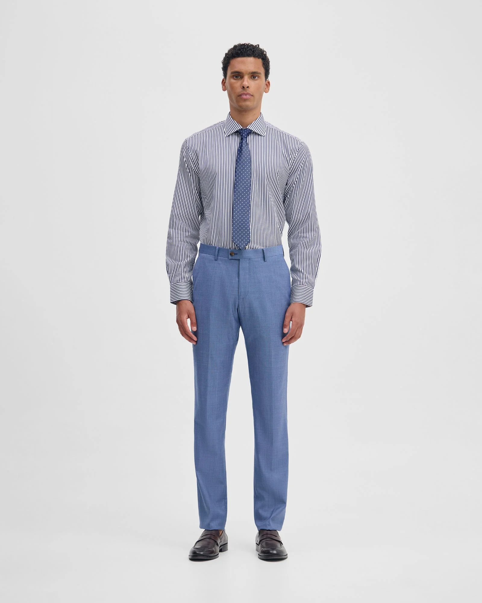Regent Classic Fit Stripe Shirt - Image 9