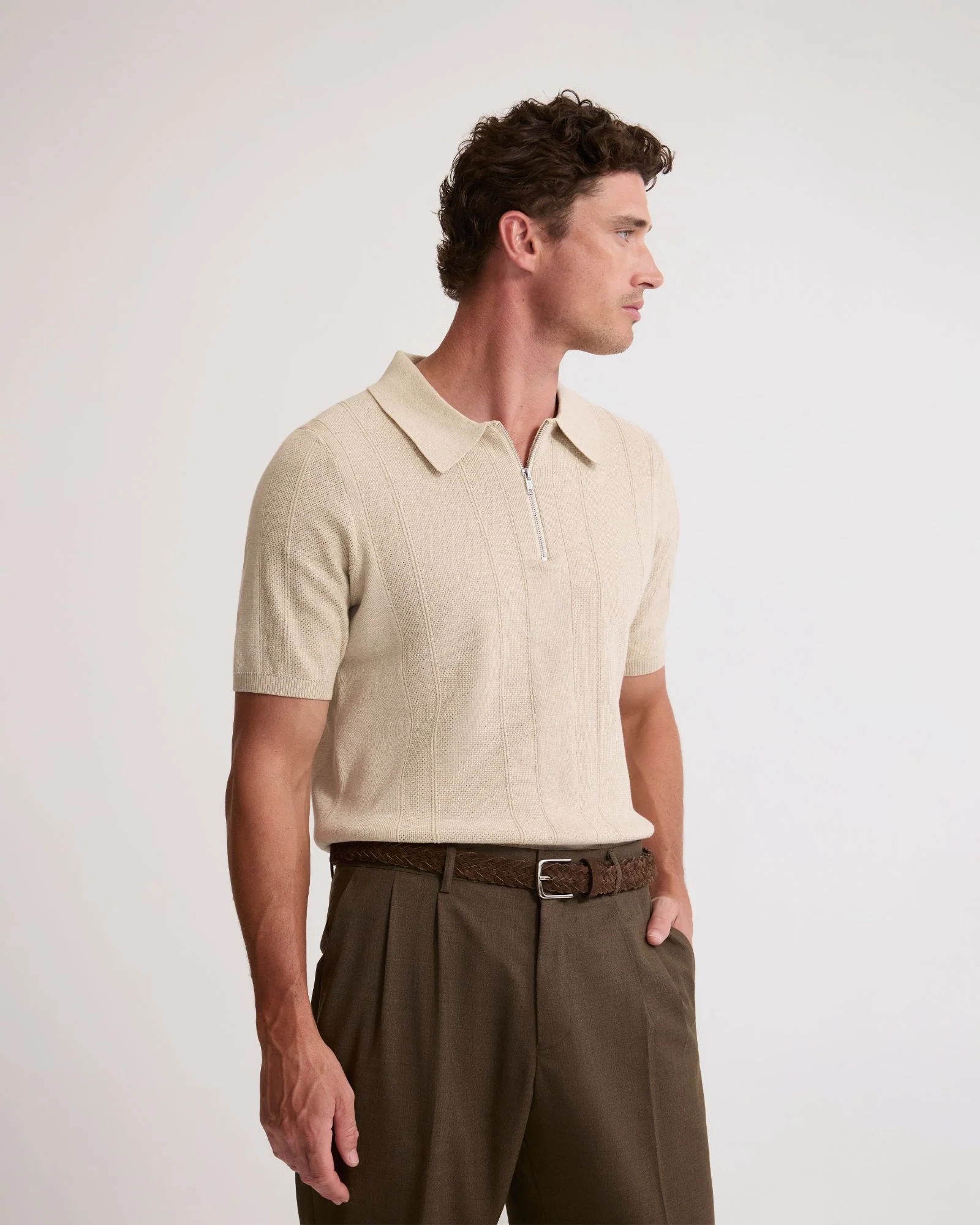 Remy Zip Neck Polo - Image 10