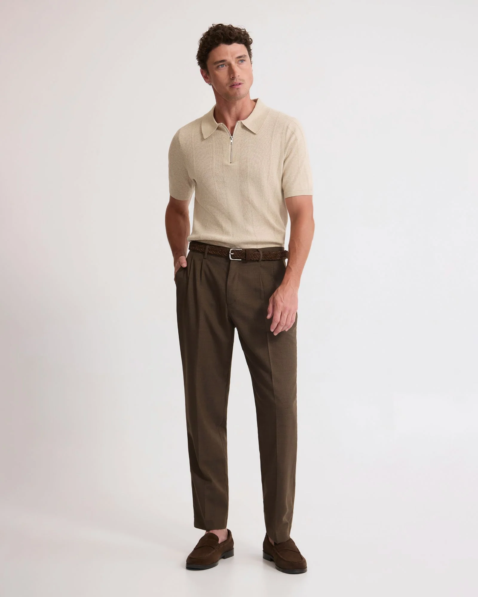 Remy Zip Neck Polo - Image 9