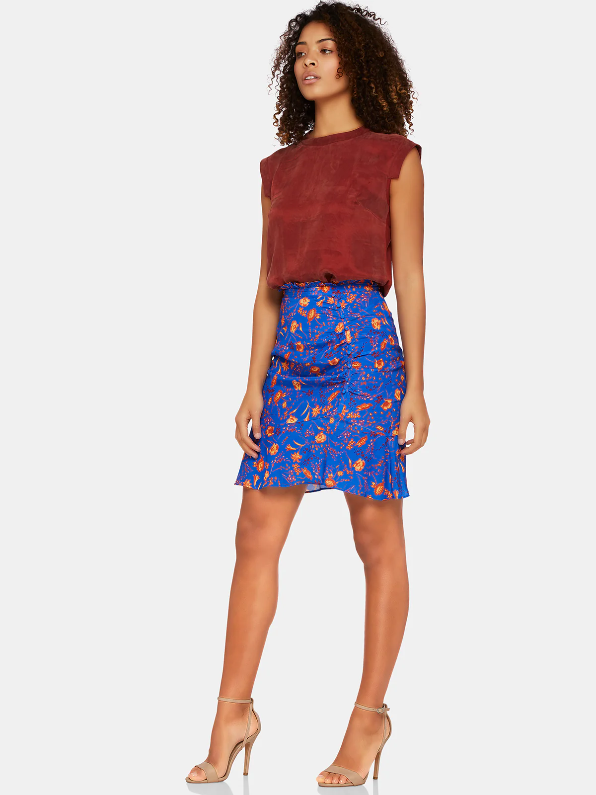 Renee Floral Print Skirt - Image 6