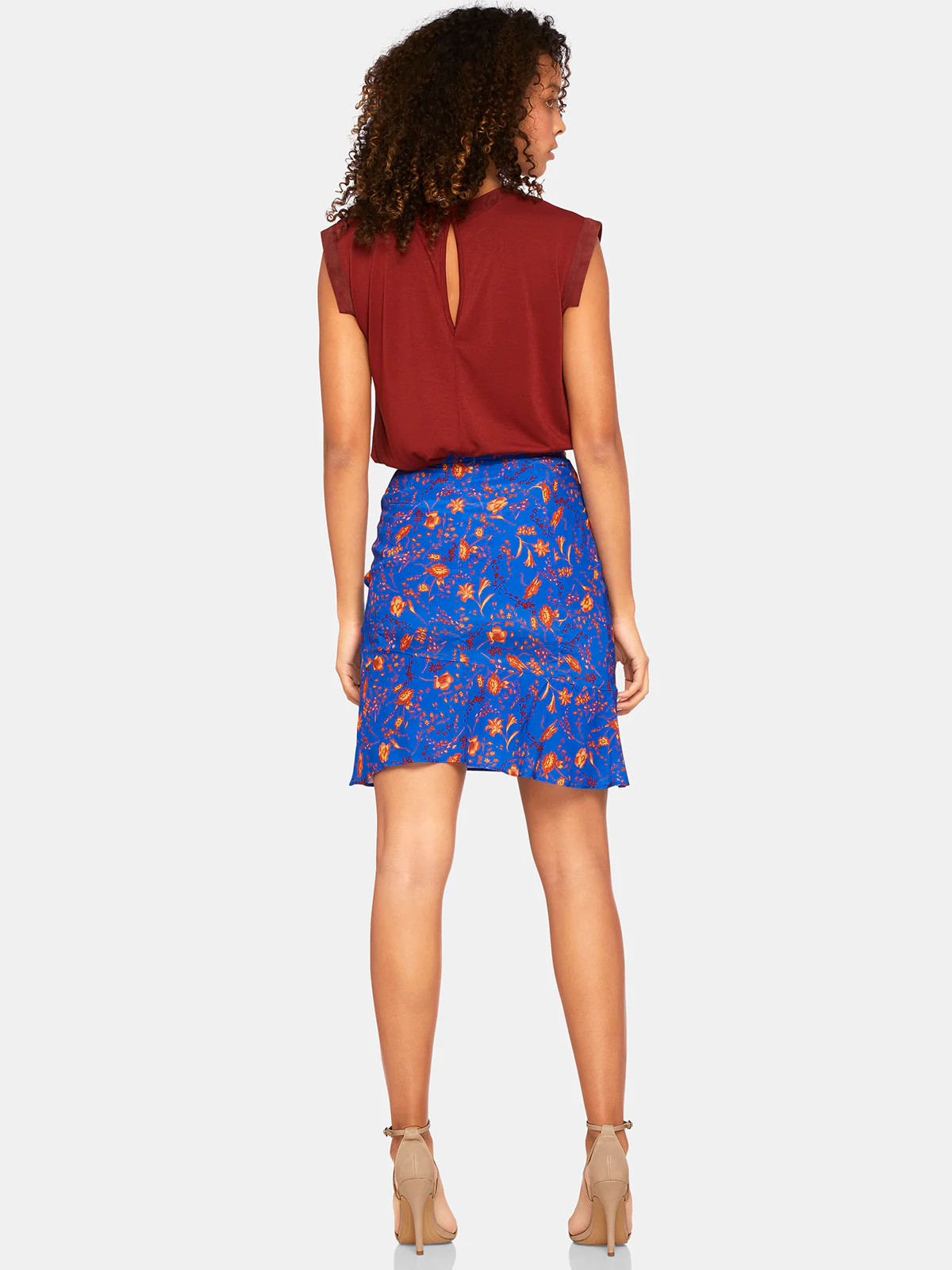 Renee Floral Print Skirt - Image 7