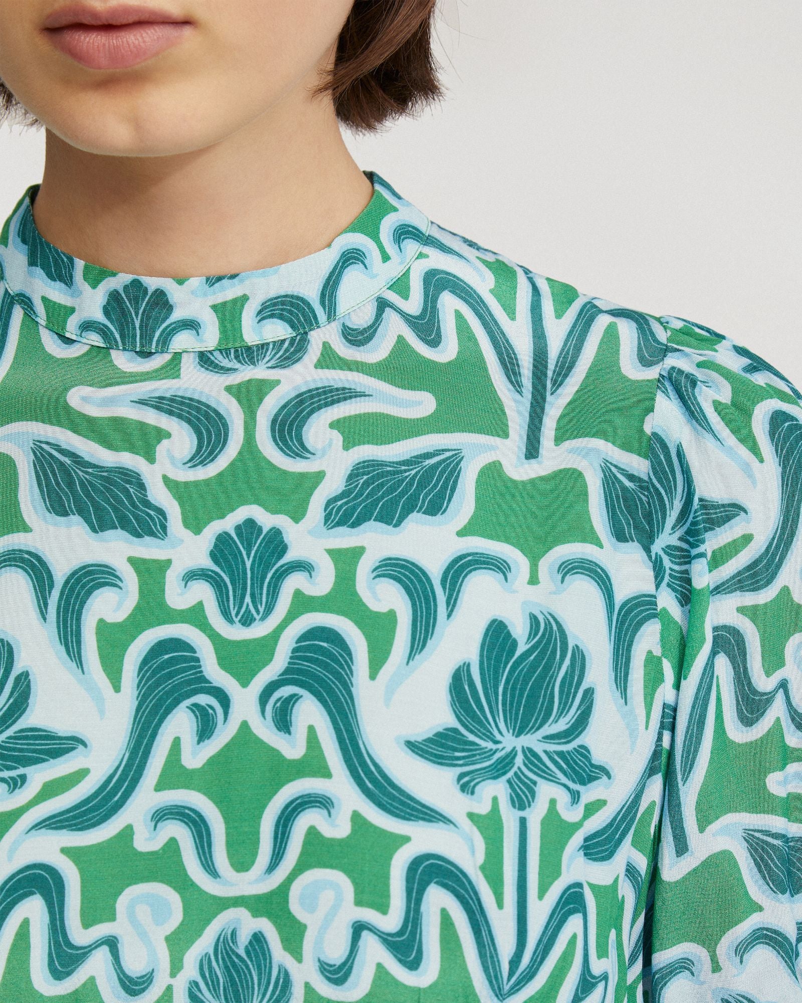 Rhapsody Printed Mini Dress - Image 6