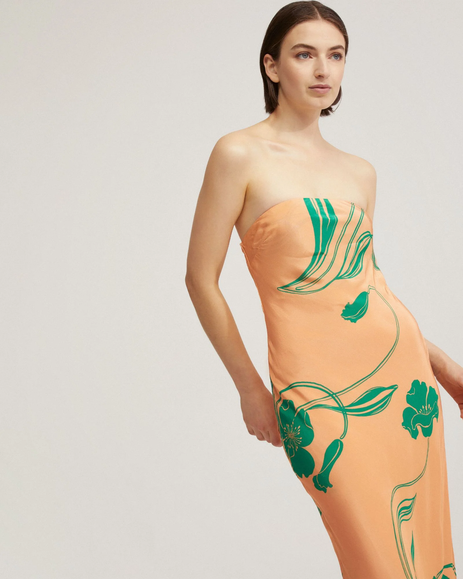 Rio Strapless Printed Dress - Image 4