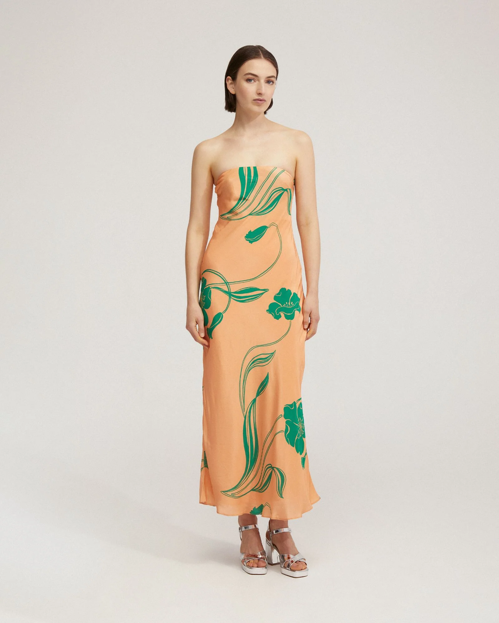 Rio Strapless Printed Dress - Image 5