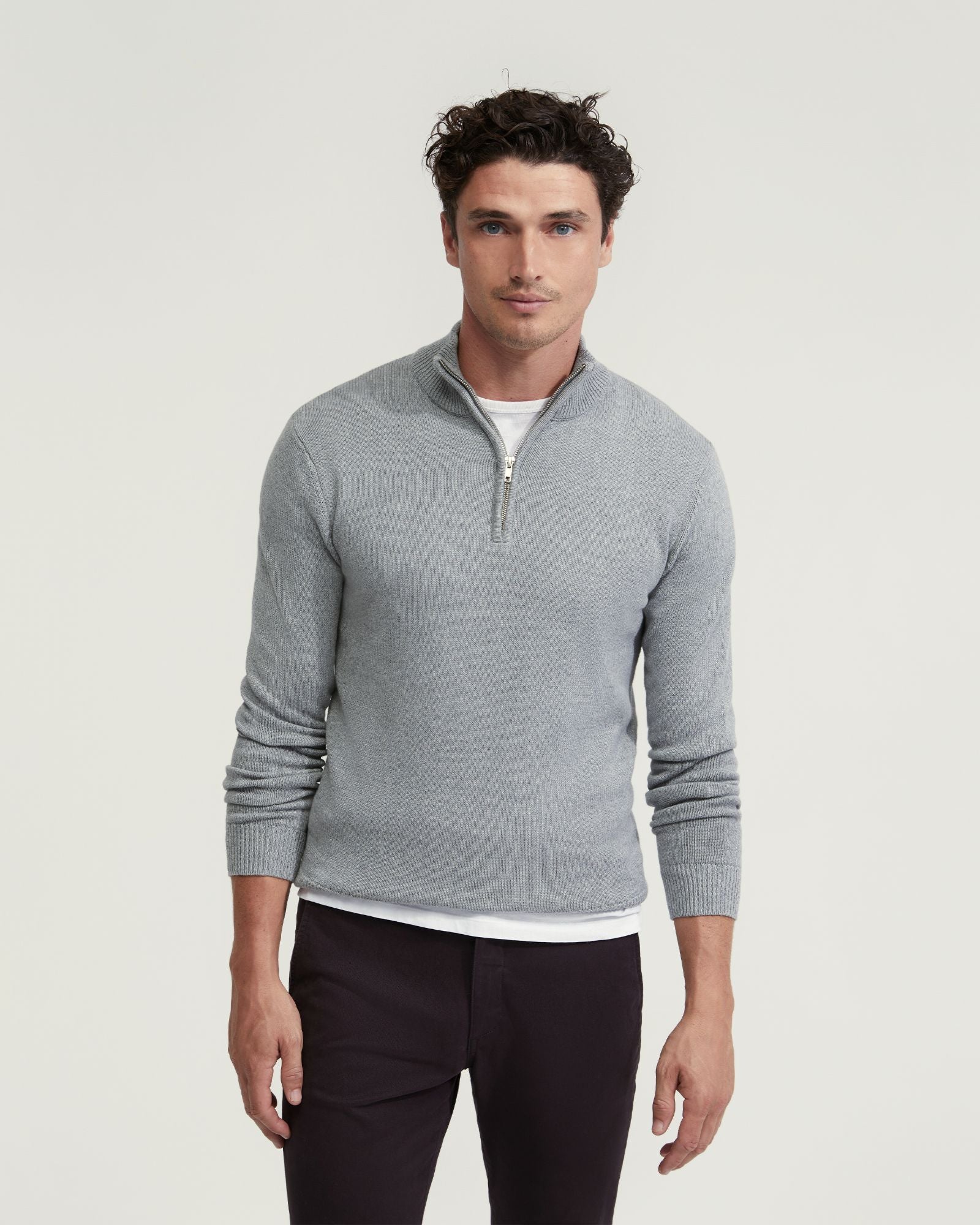 Robert Zip Neck Cotton Knit - Image 13