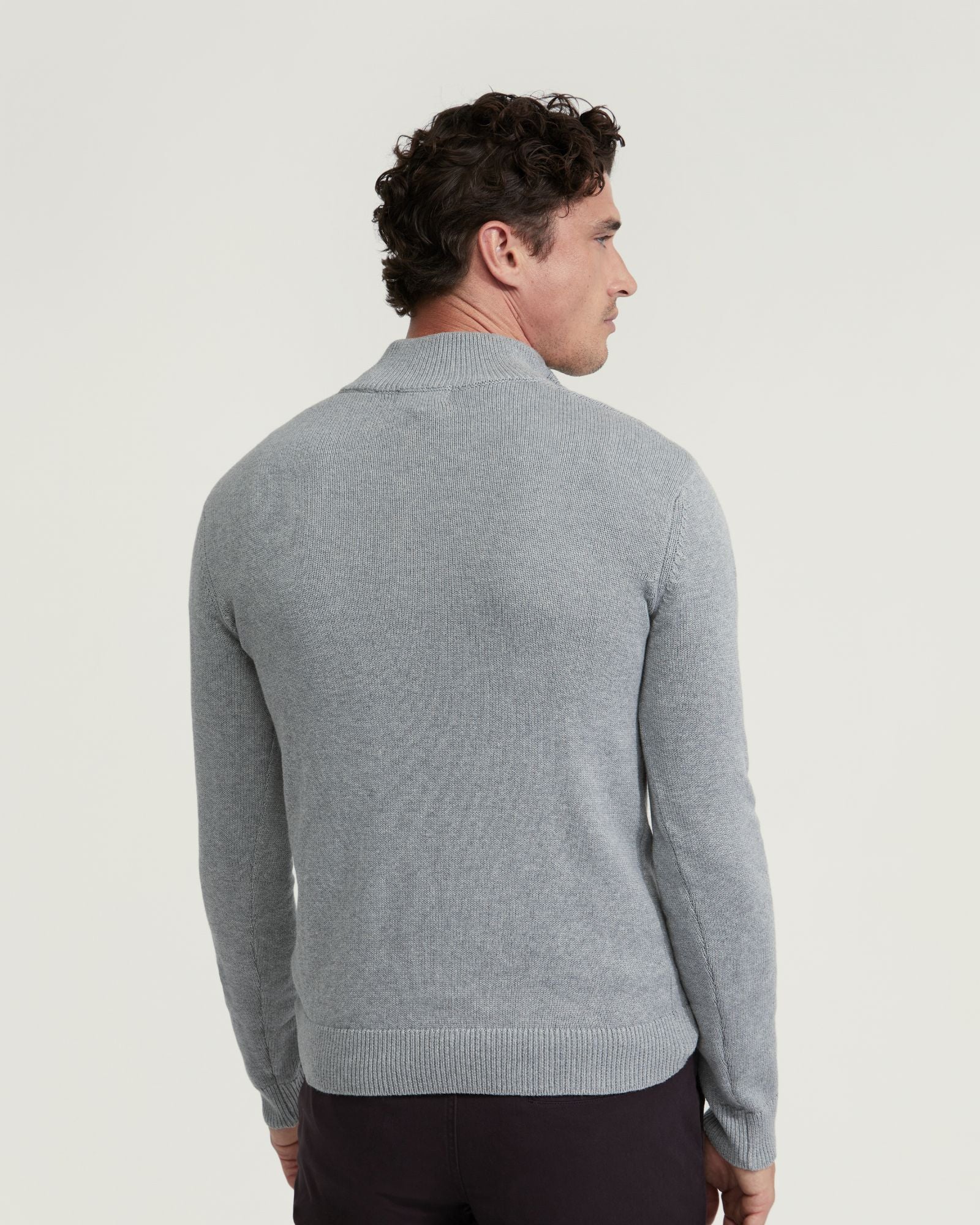 Robert Zip Neck Cotton Knit - Image 15