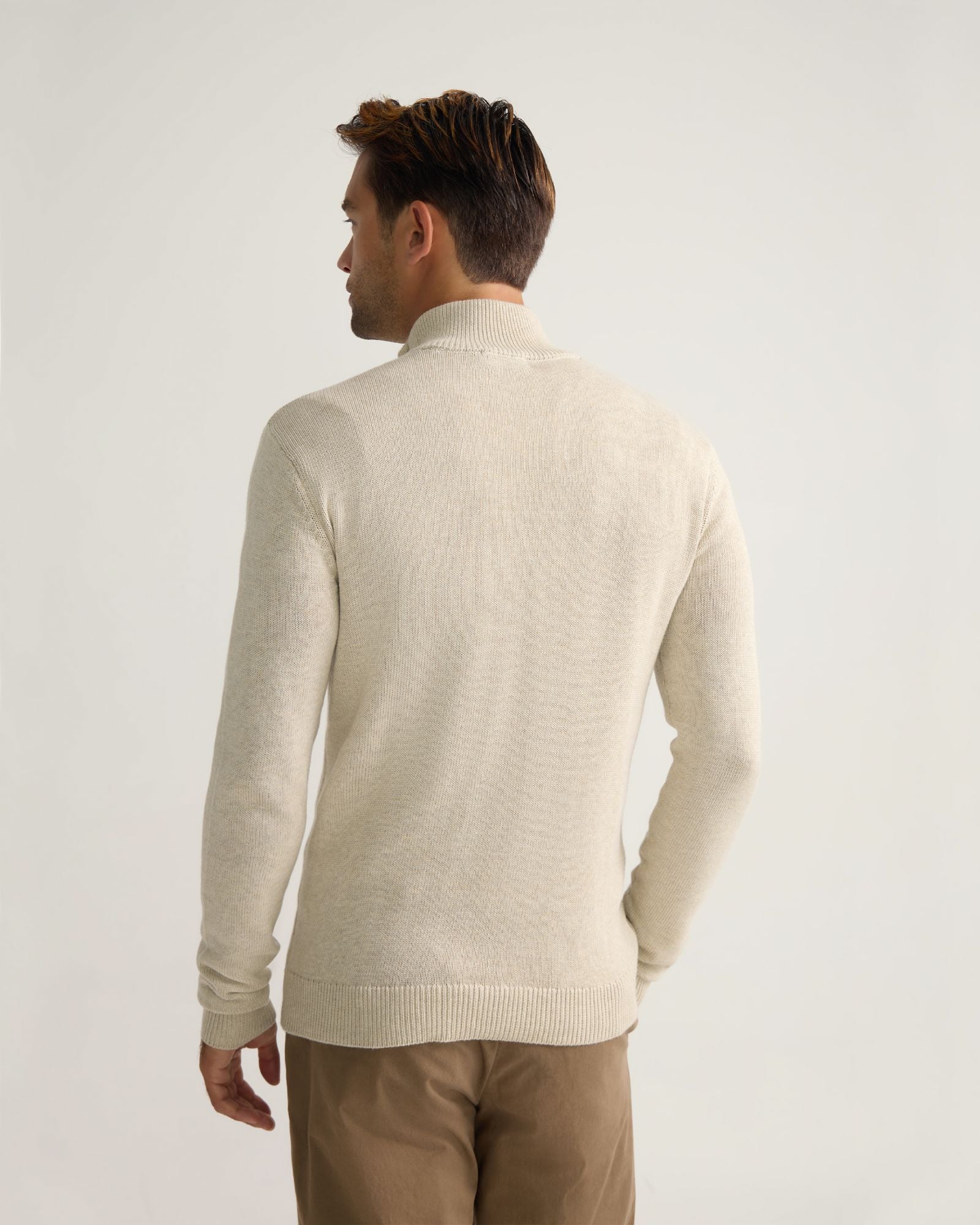 Robert Zip Neck Knit Pullover - Image 21