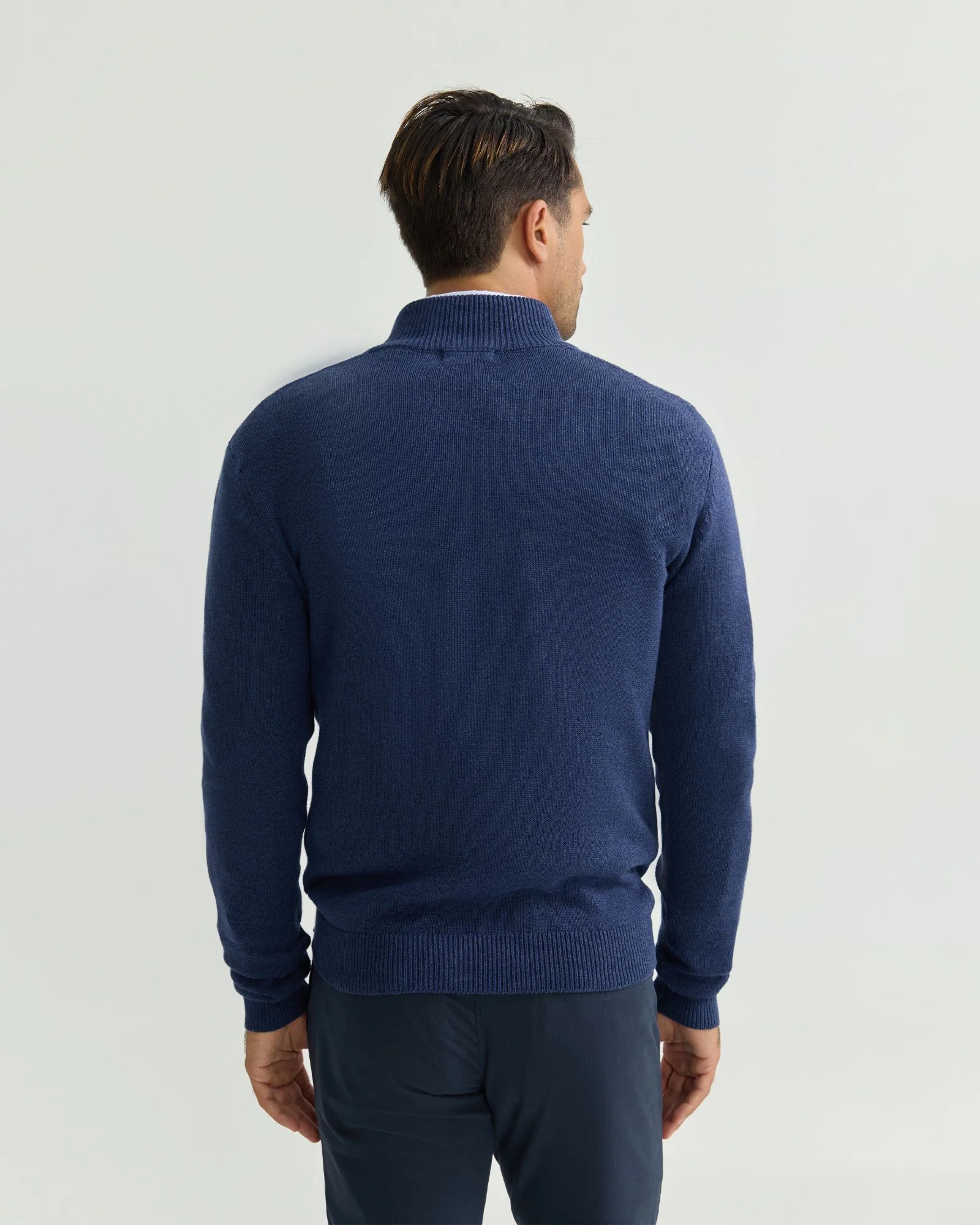 Robert Zip Neck Knit Pullover - Image 3