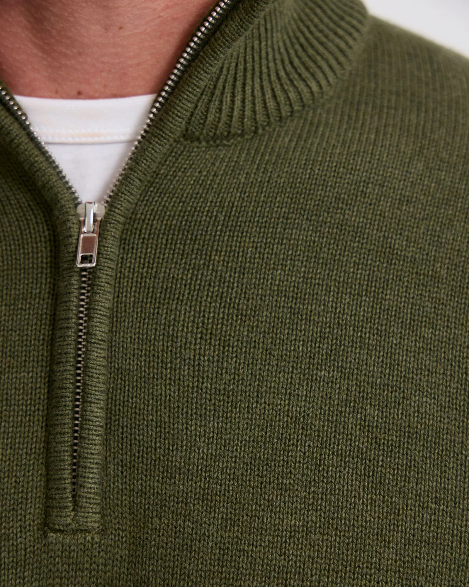 Robert Zip Neck Knit Pullover - Image 15