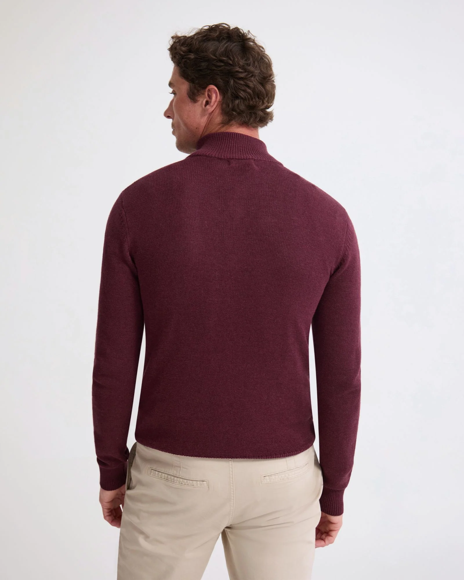 Robert Zip Neck Knit Pullover - Image 19