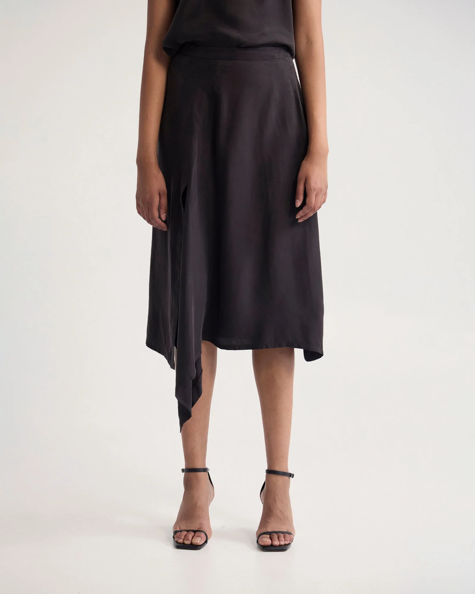 Ronja Cupro Draped Skirt - Image 8