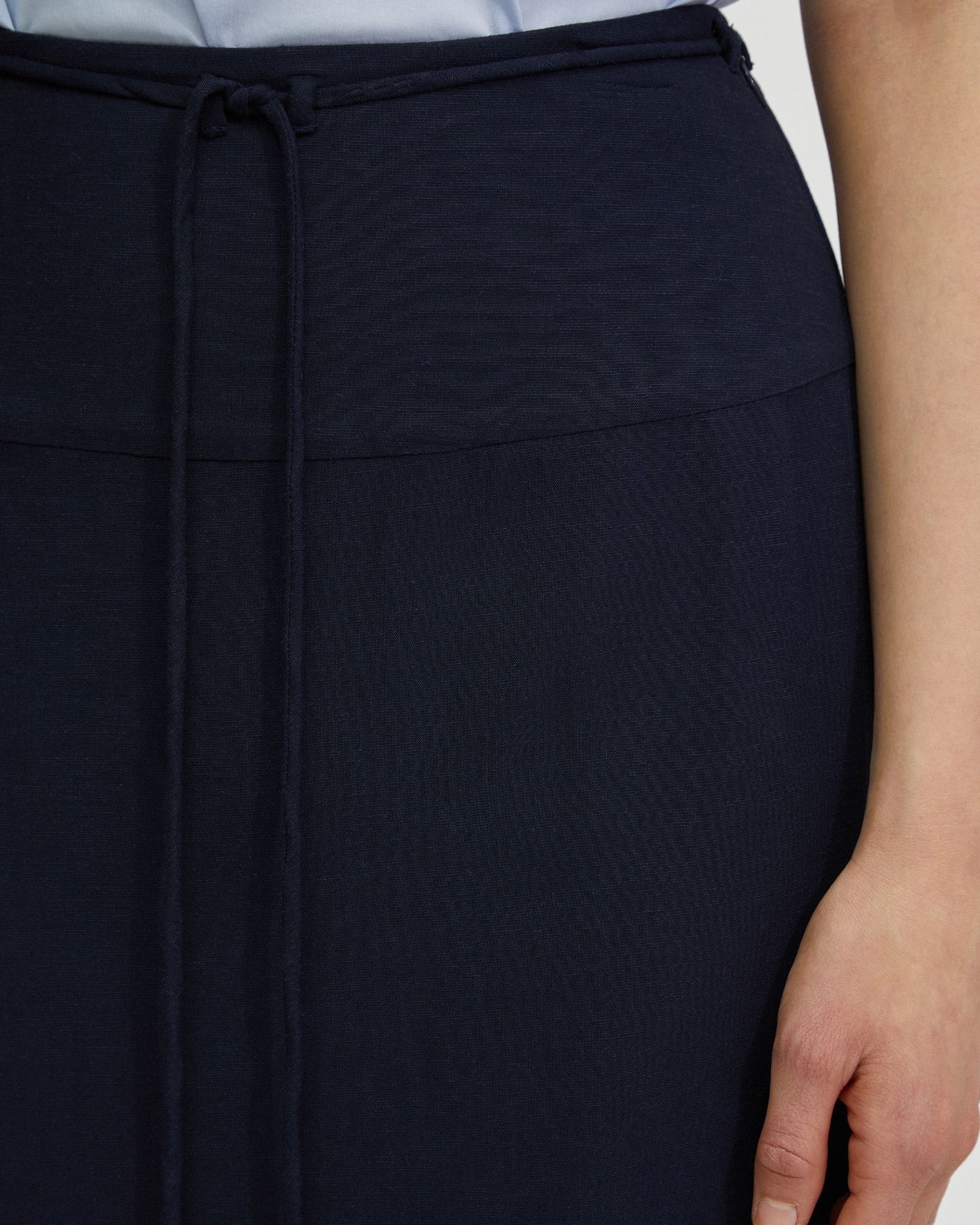 Rose Linen Blend Skirt - Image 6